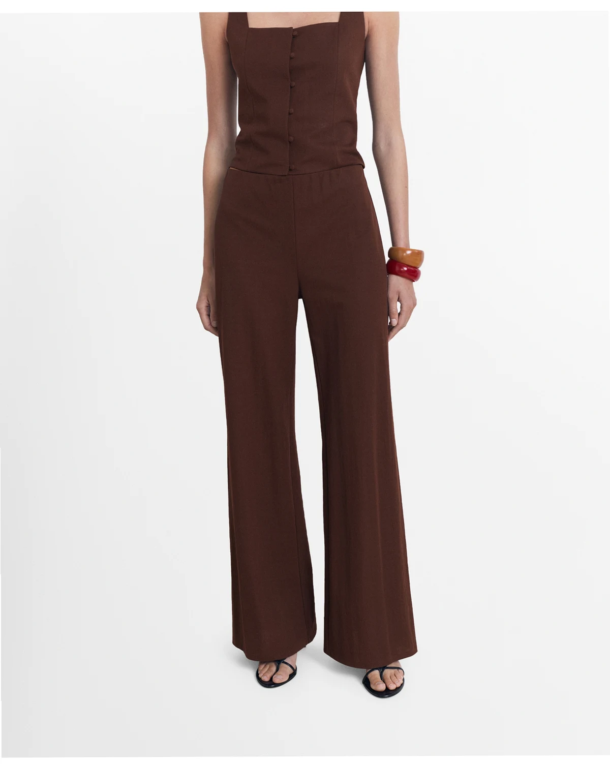 Women's Flowy Straight-Fit Pants