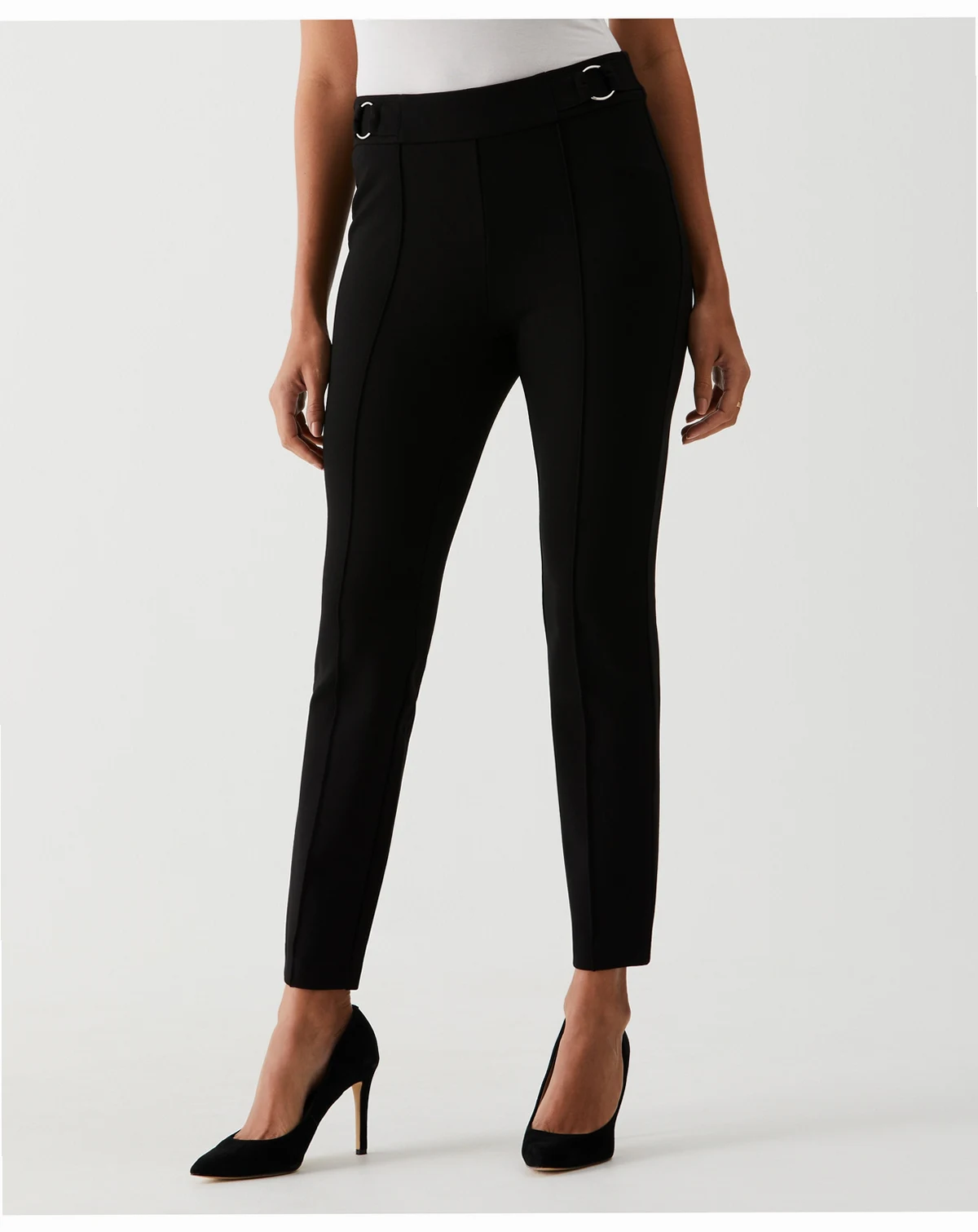 Petite Slim Leg Ankle Pull On Pants