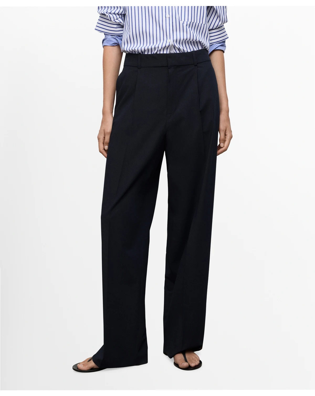 Women's Low-Rise Wide-Leg Pants