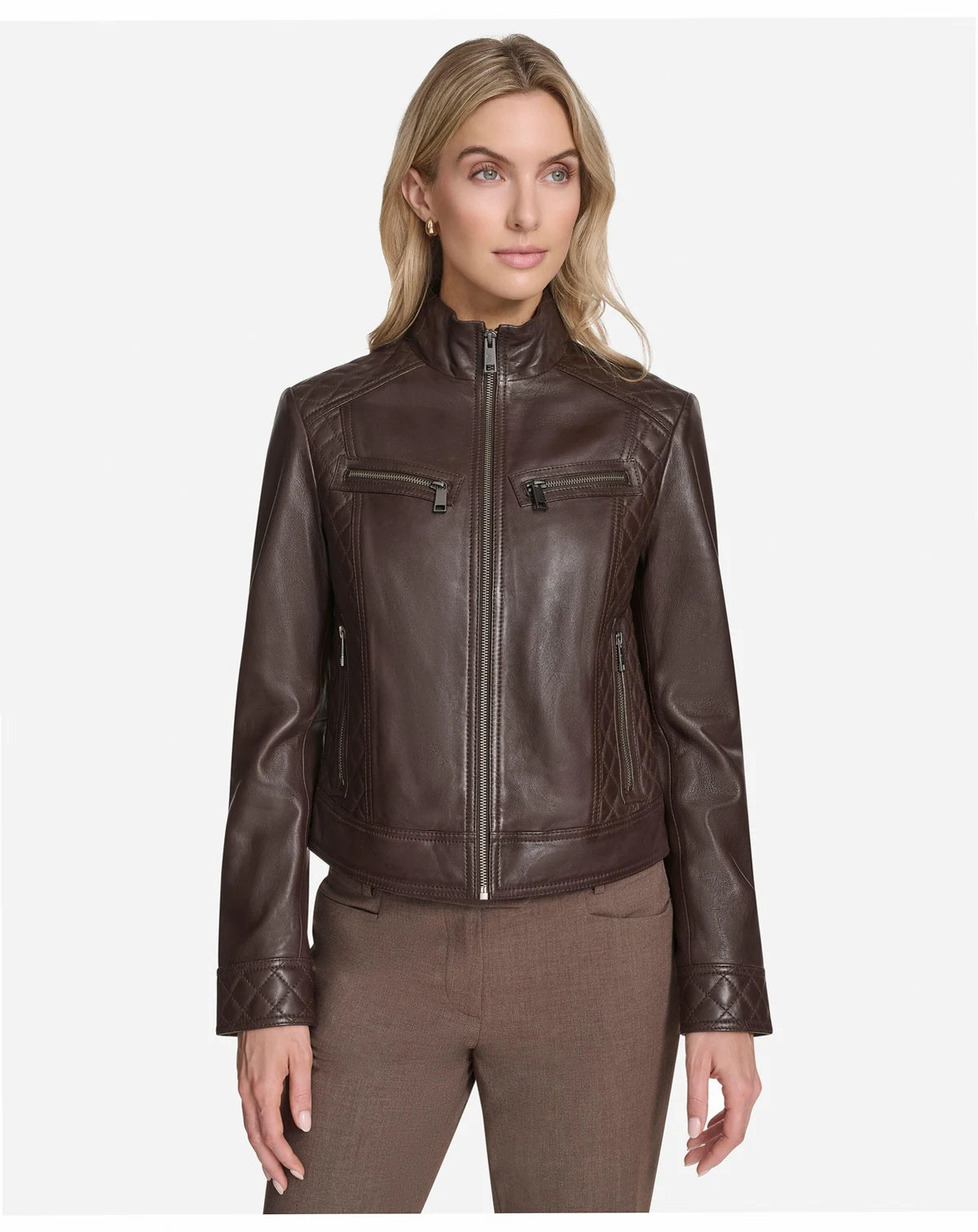 Women's Mikel Racer Leather Jacket