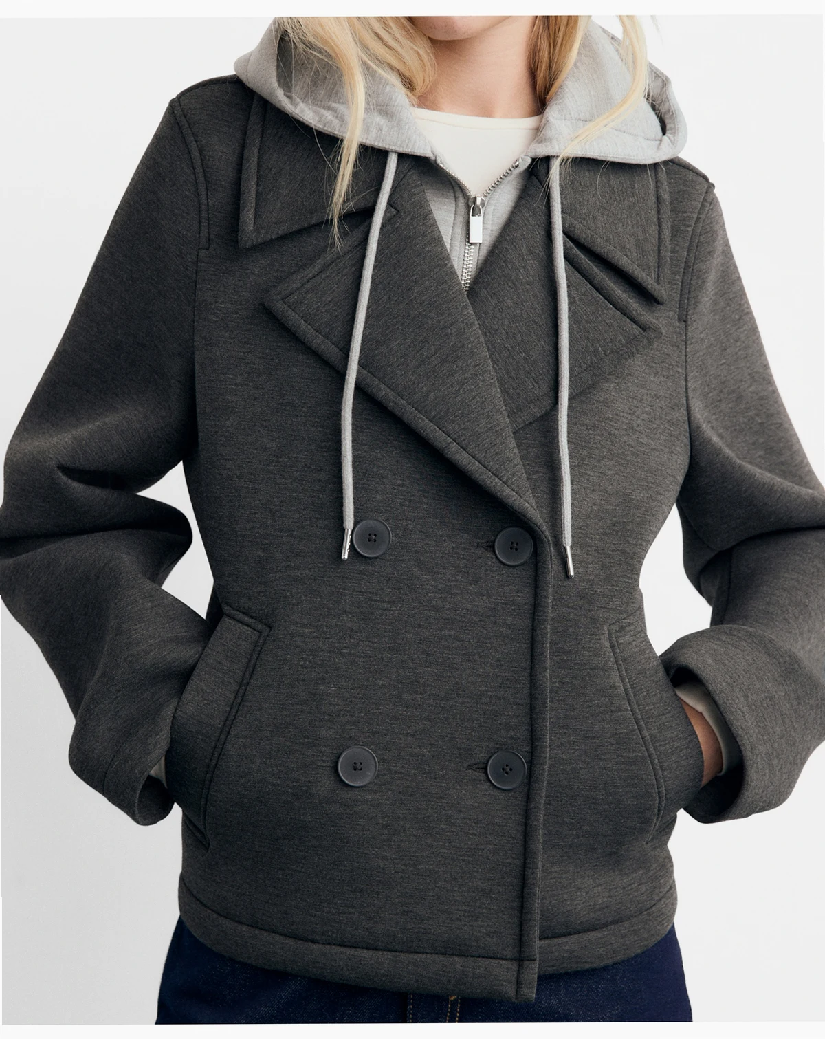 Women's Combined Hooded Jacket