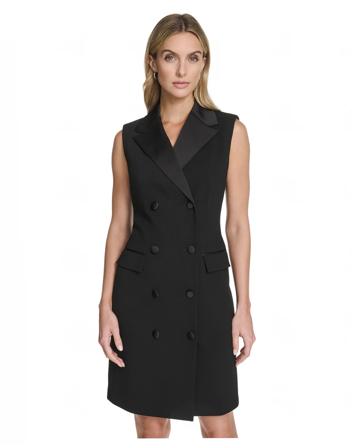 Women's Collared Blazer Short Sheath Jacket