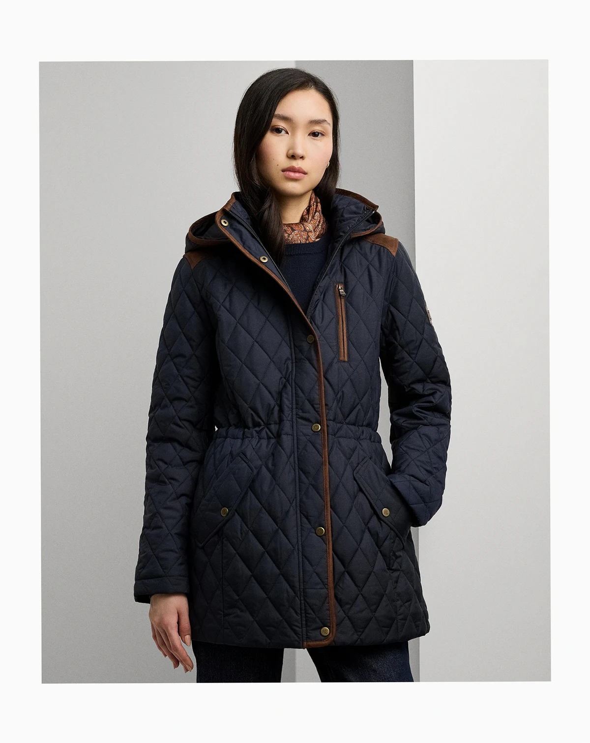 Women's Hooded Anorak Quilted Coat