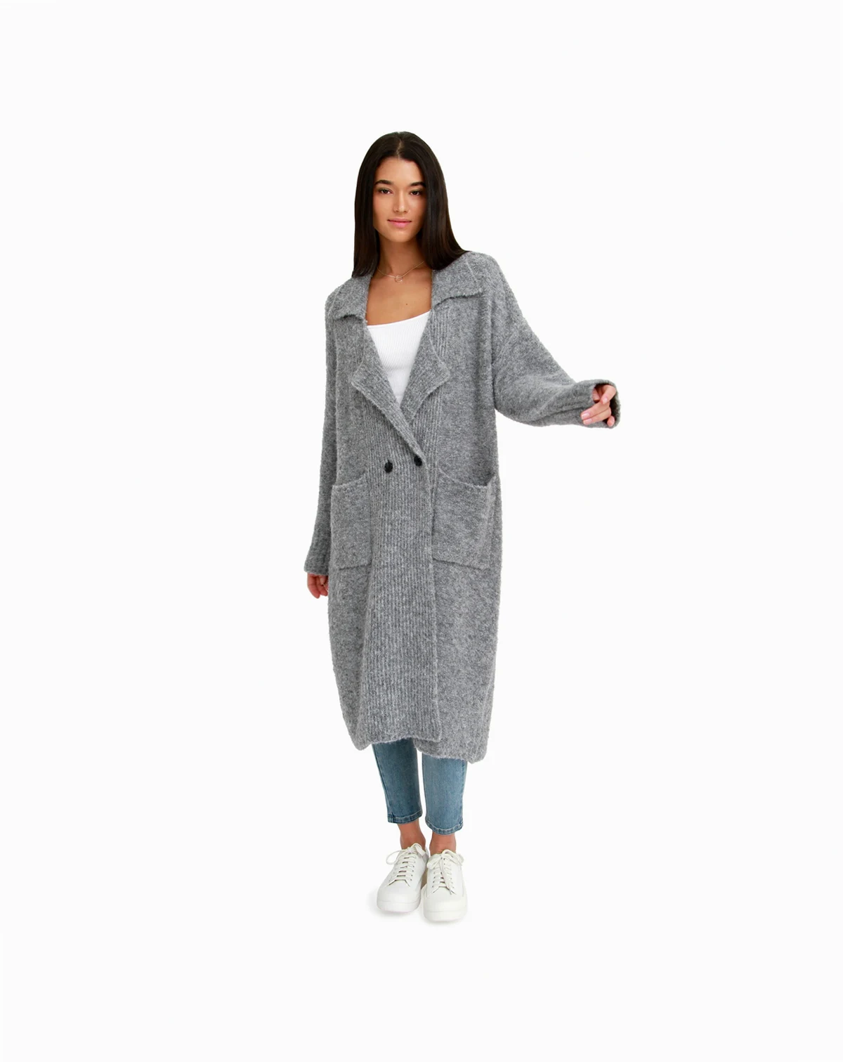 Women's Born To Run Sustainable Sweater Coat