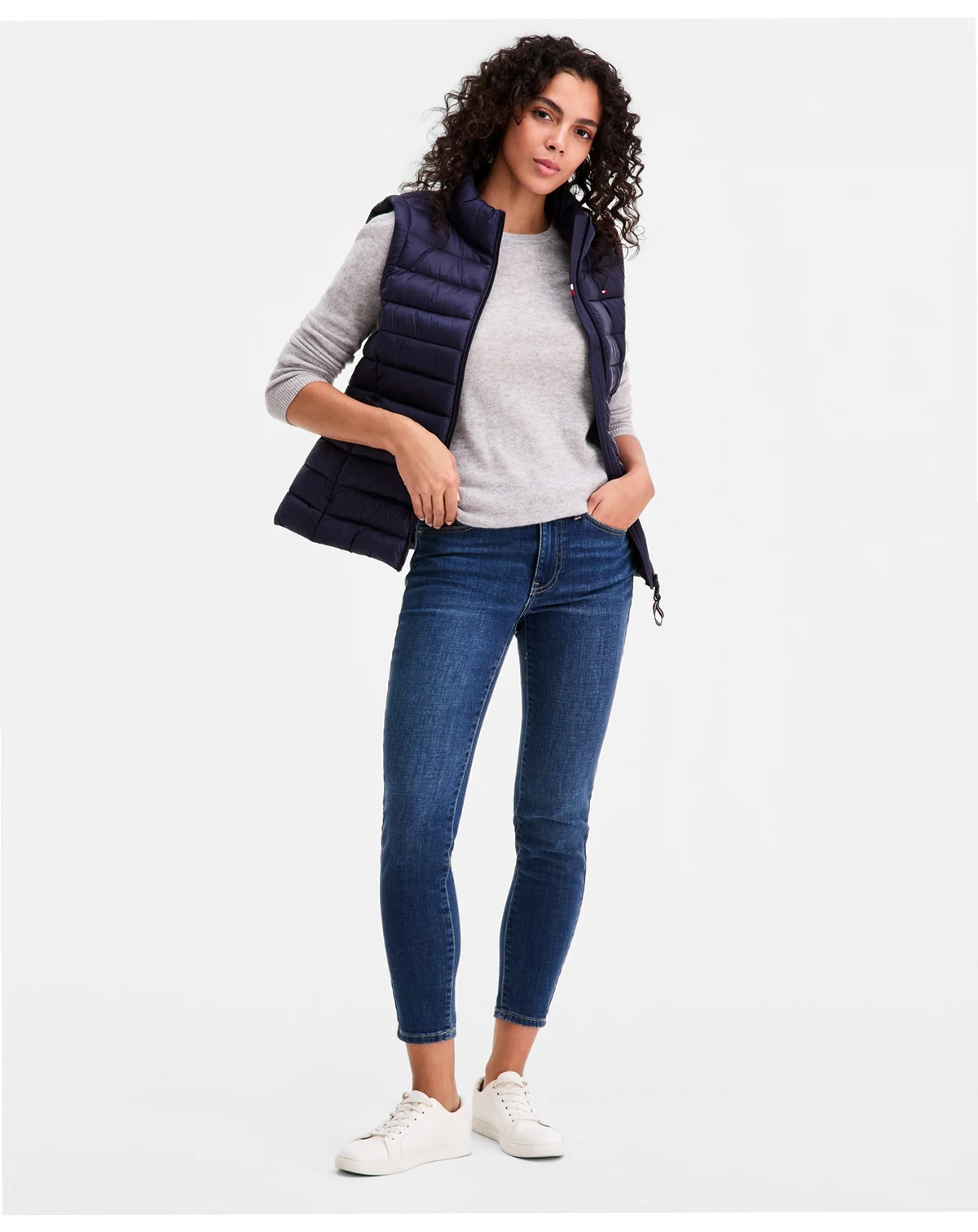 Women's Zip-Front Puffer Vest