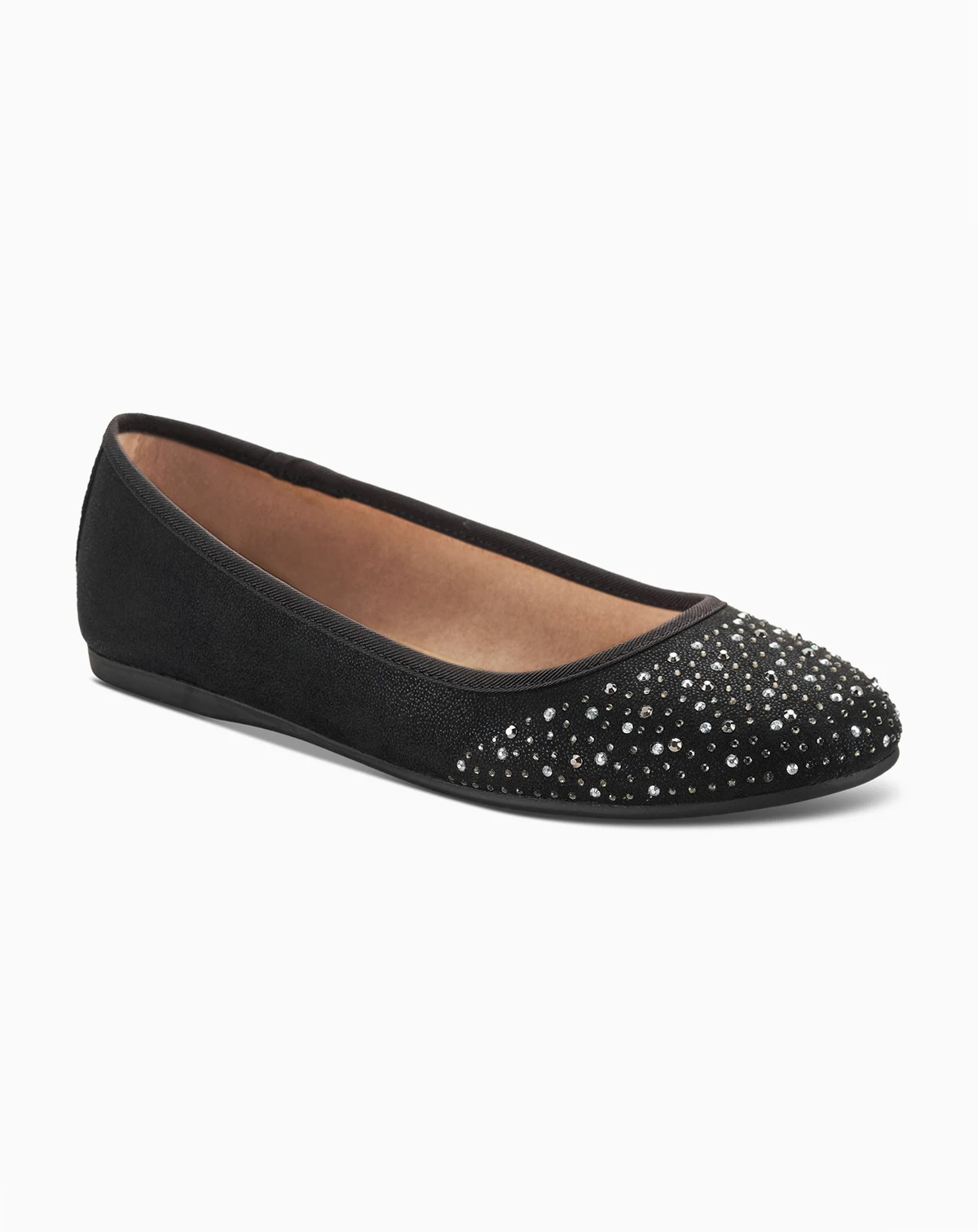 Angelynn Rhinestone Glitter Ballet Flats, Created for Macy's