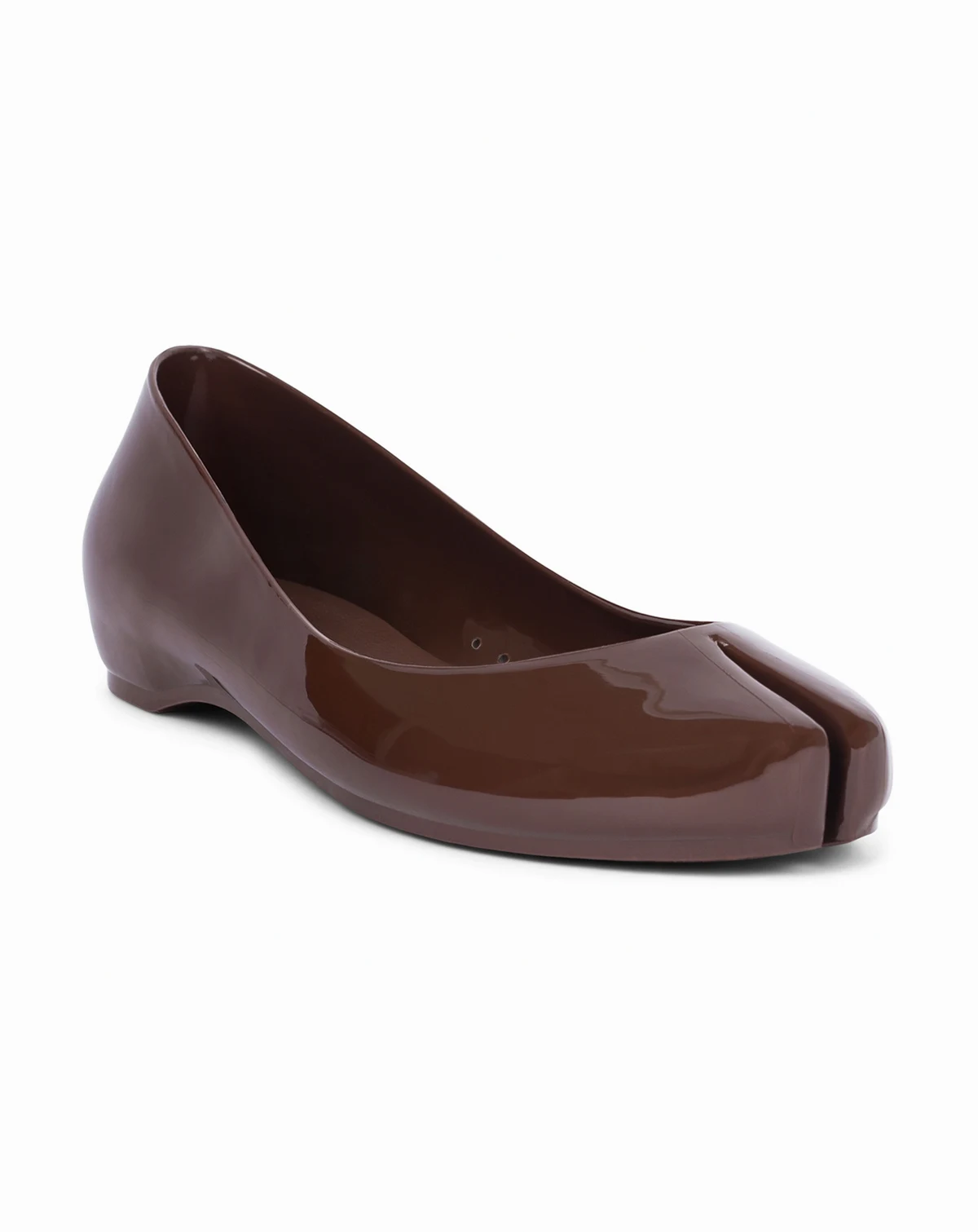 Women's Fixed Split-Toe Jelly Flats