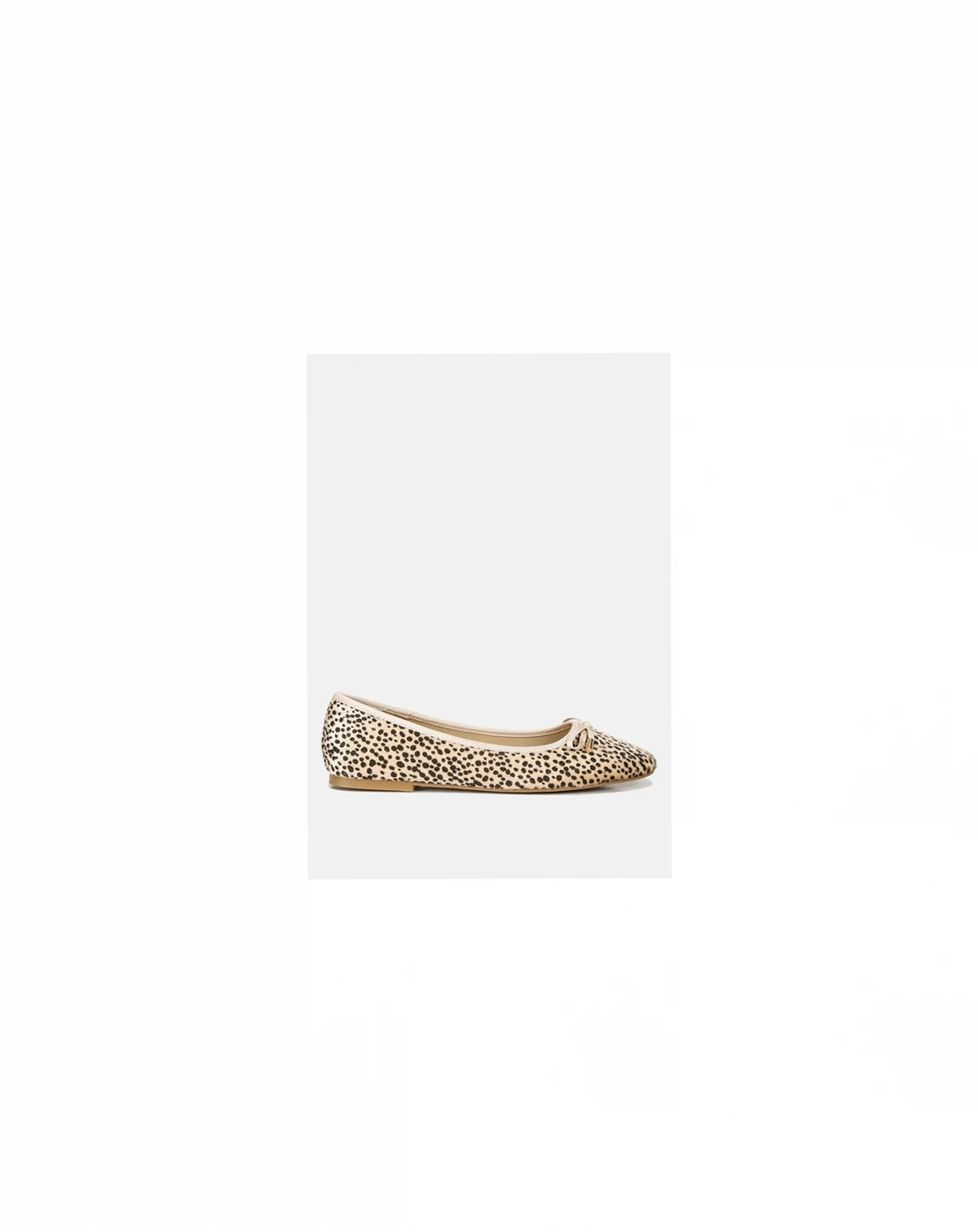ziggy animal print flat bow ballerinas