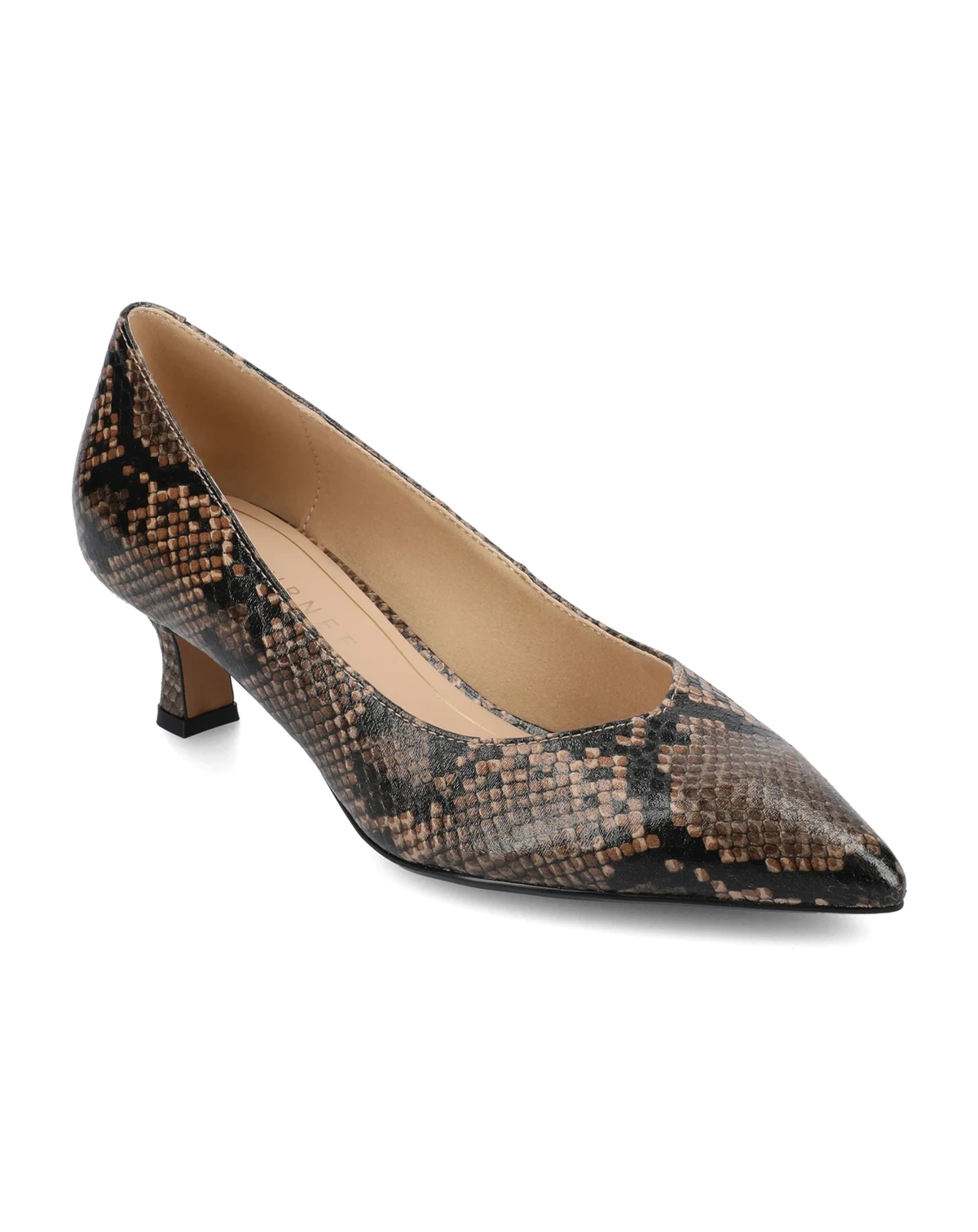 Women's Pammie Pointed Toe Kitten Heel Pumps