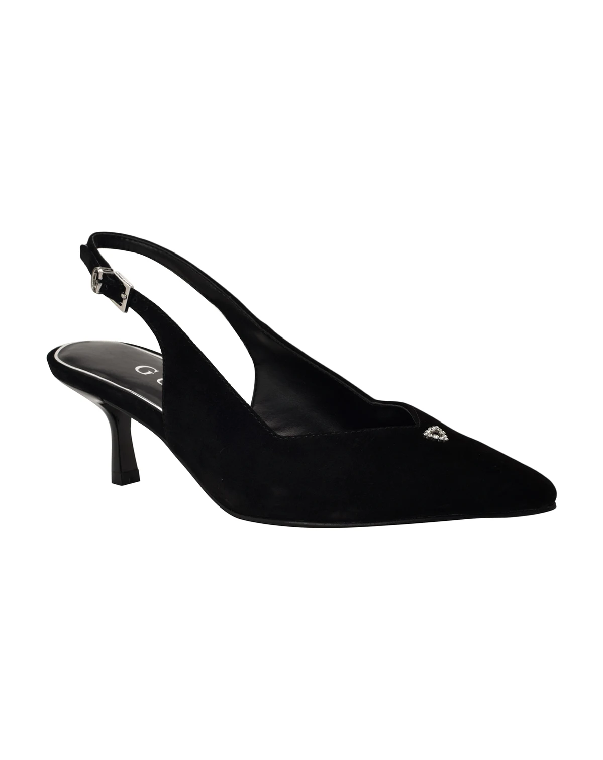 Women's Yannick Embellished Kitten Heel Slingback Pumps