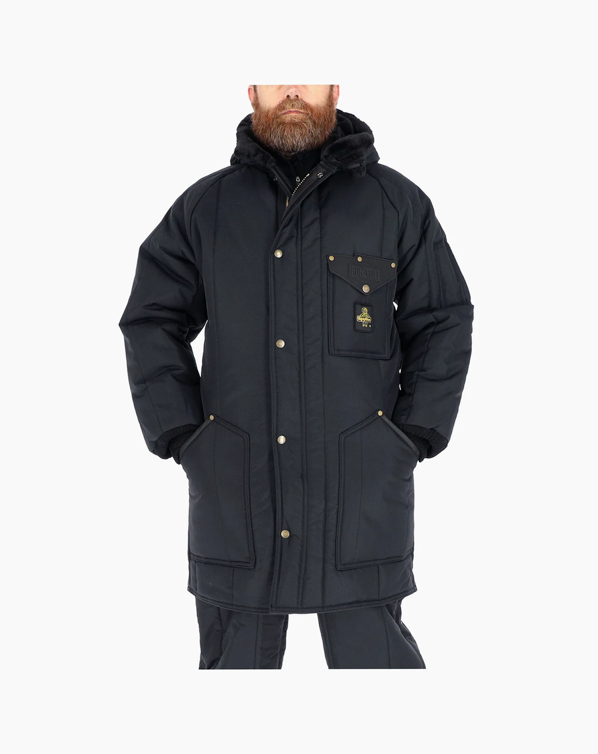 Men's Iron-Tuff Ice Parka Insulated Winter Jacket, -50°F Comfort Rating, Water-Resistant & Windproof