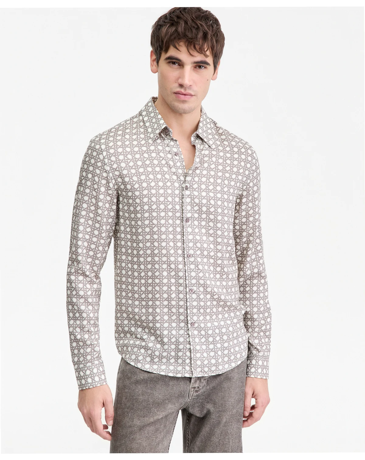 Men's Basket Weave Shirt