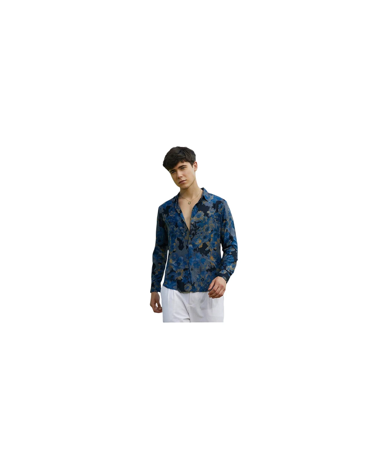Men's Bi-Hue Daisy Shirt