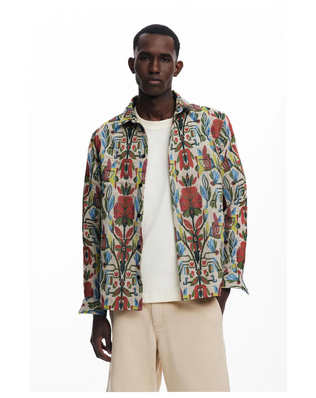 Men's Ethnic long-sleeve shirt