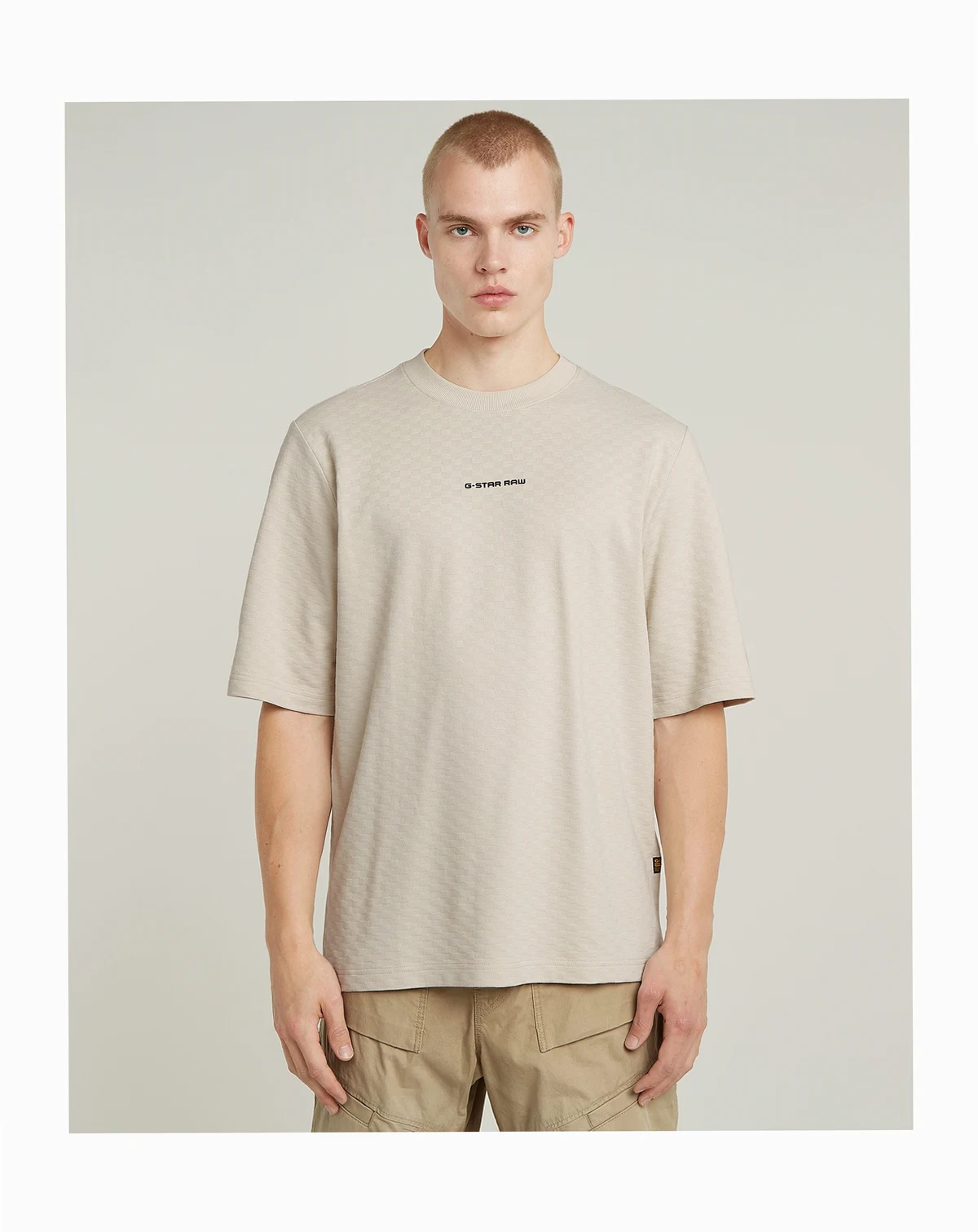 Men's Checquard Tweeter Short-Sleeve T-Shirt