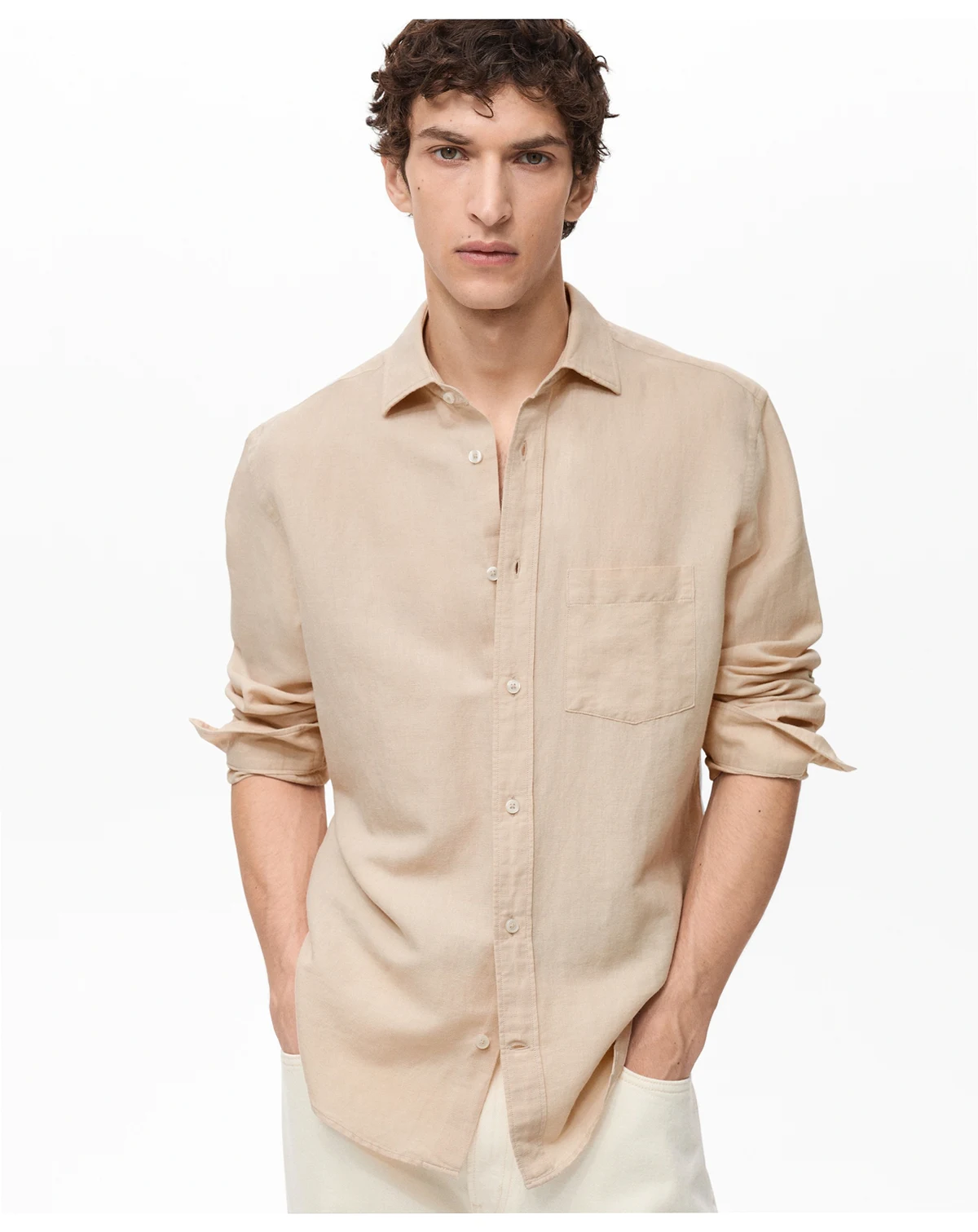 Men's Classic-Fit Linen Shirt