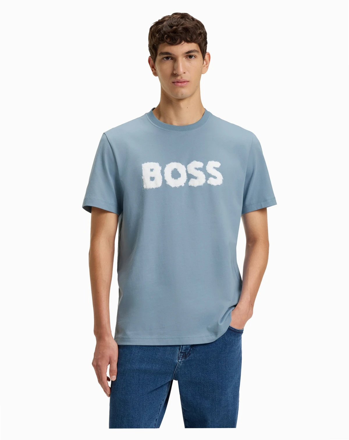 Men's Cotton Regular-Fit Logo T-Shirt