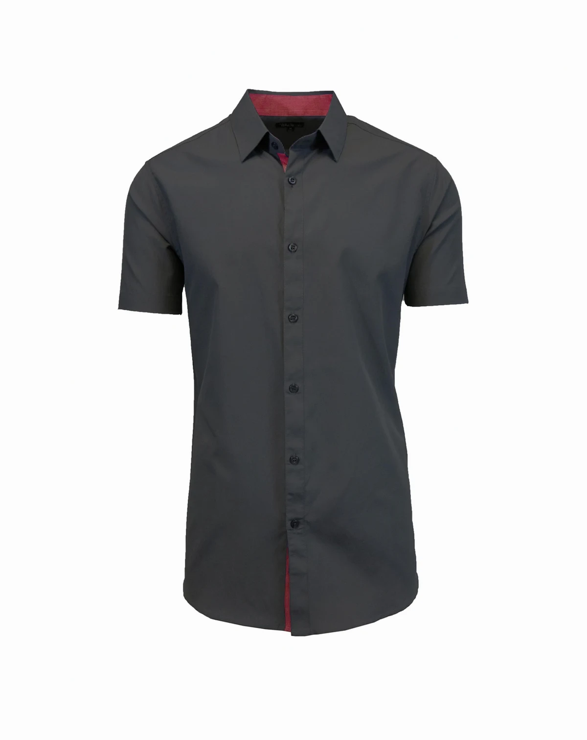 Men's Slim-Fit Short Sleeve Solid Dress Shirts