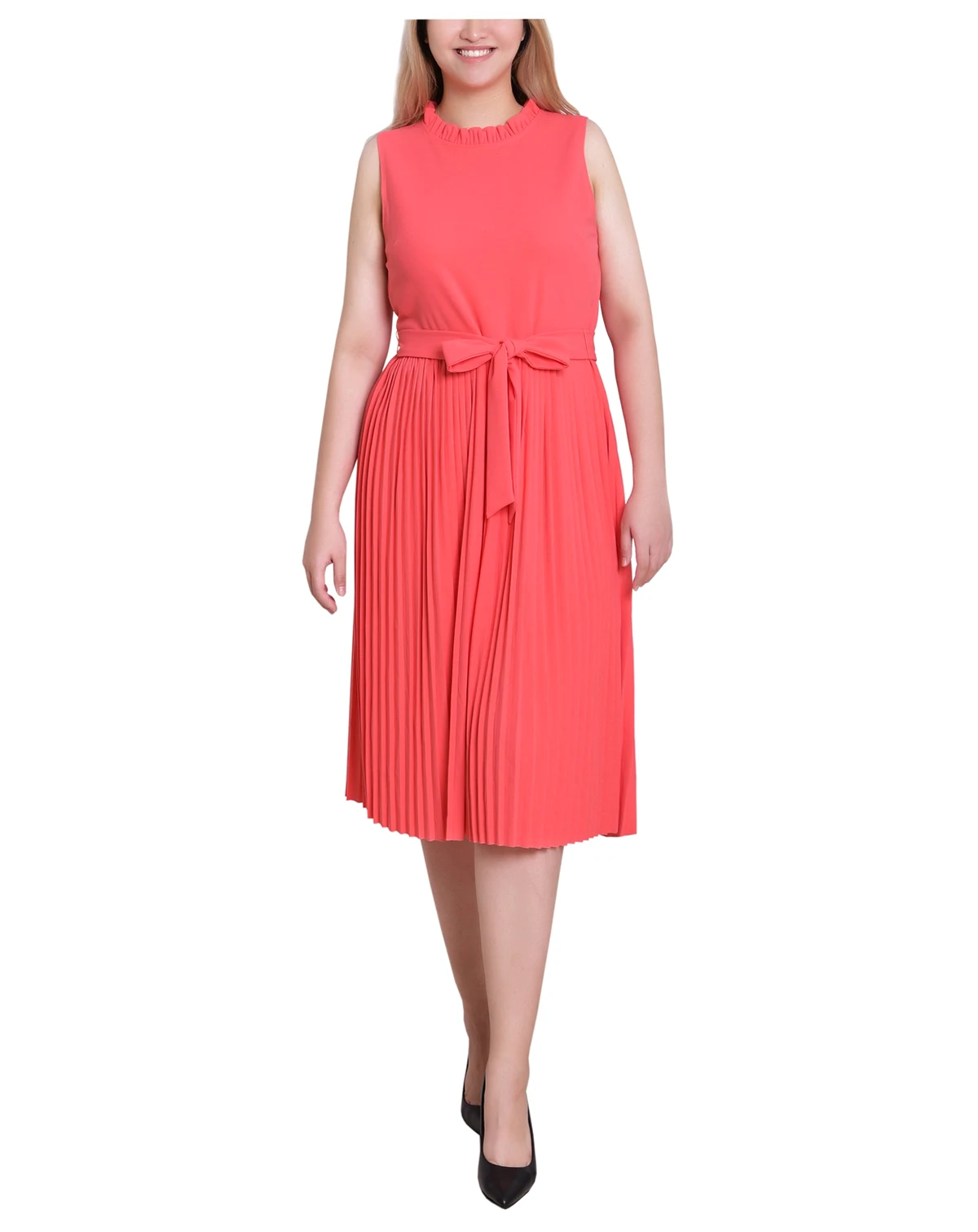 Women's Sleeveless Pleated Skirt Dress