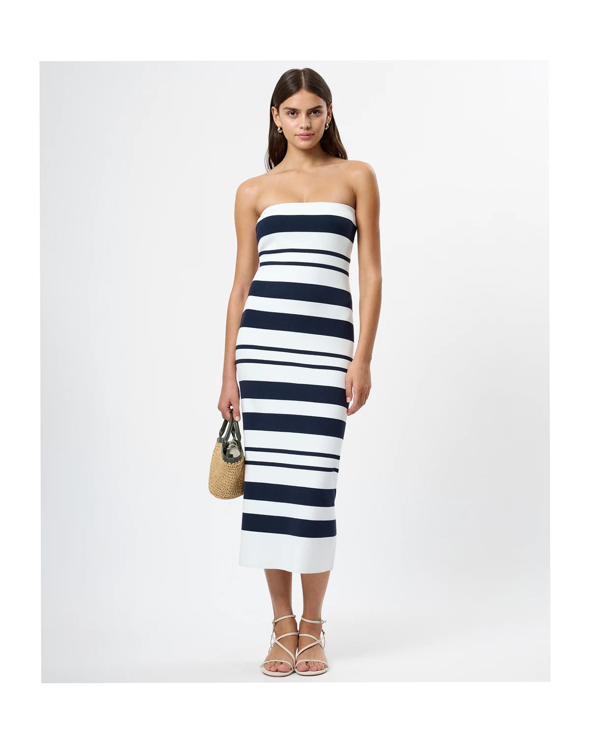 Women's Strapless Pull-On Bodycon Dress