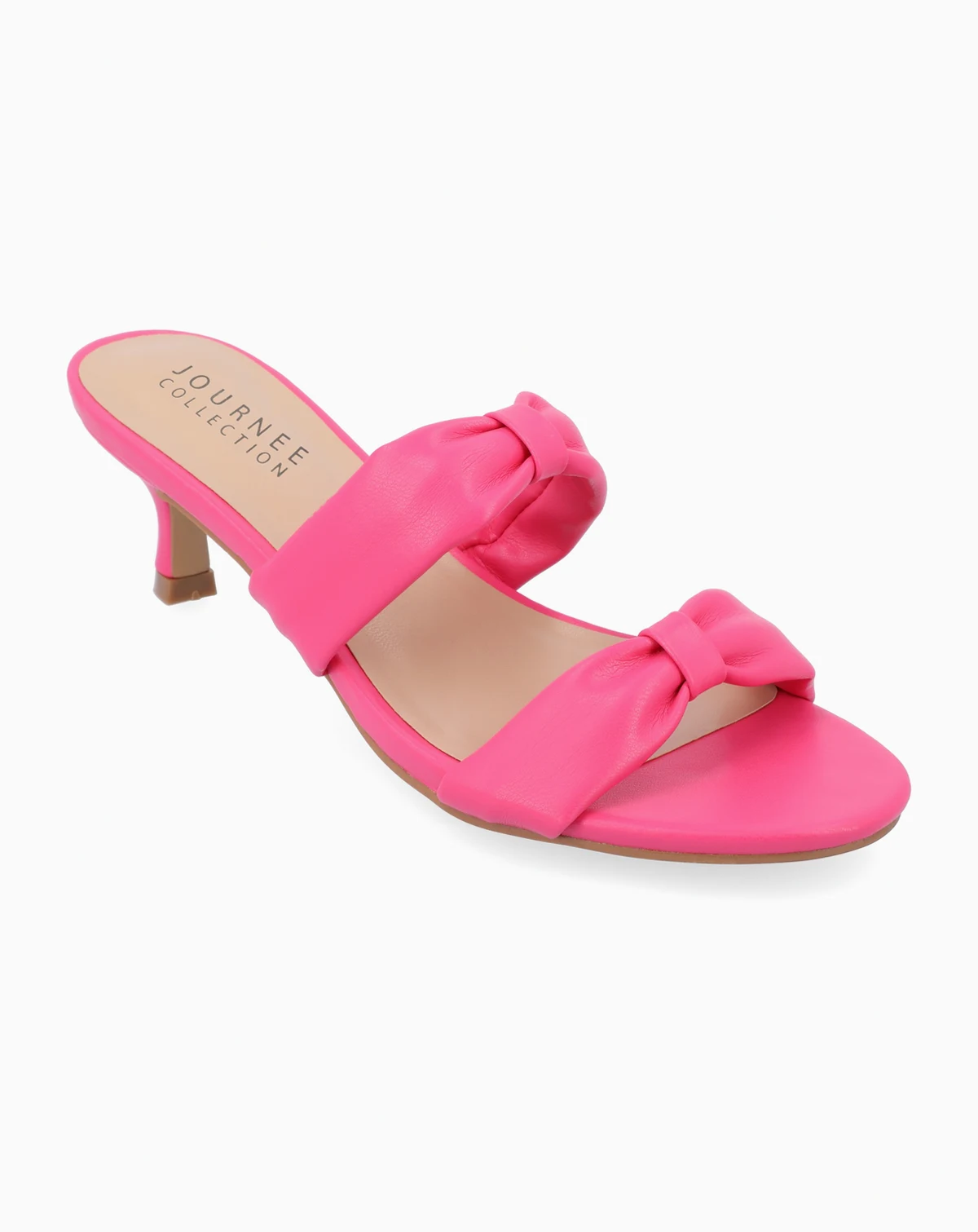 Women's Dyllan Double Strap Kitten Heel Dress Sandals