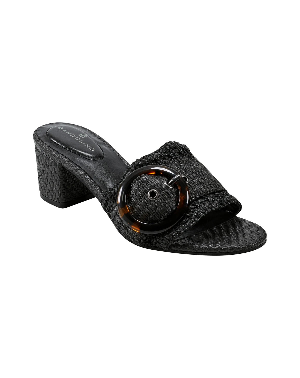 Women's Anni Raffia Crochet Block Heel Sandals