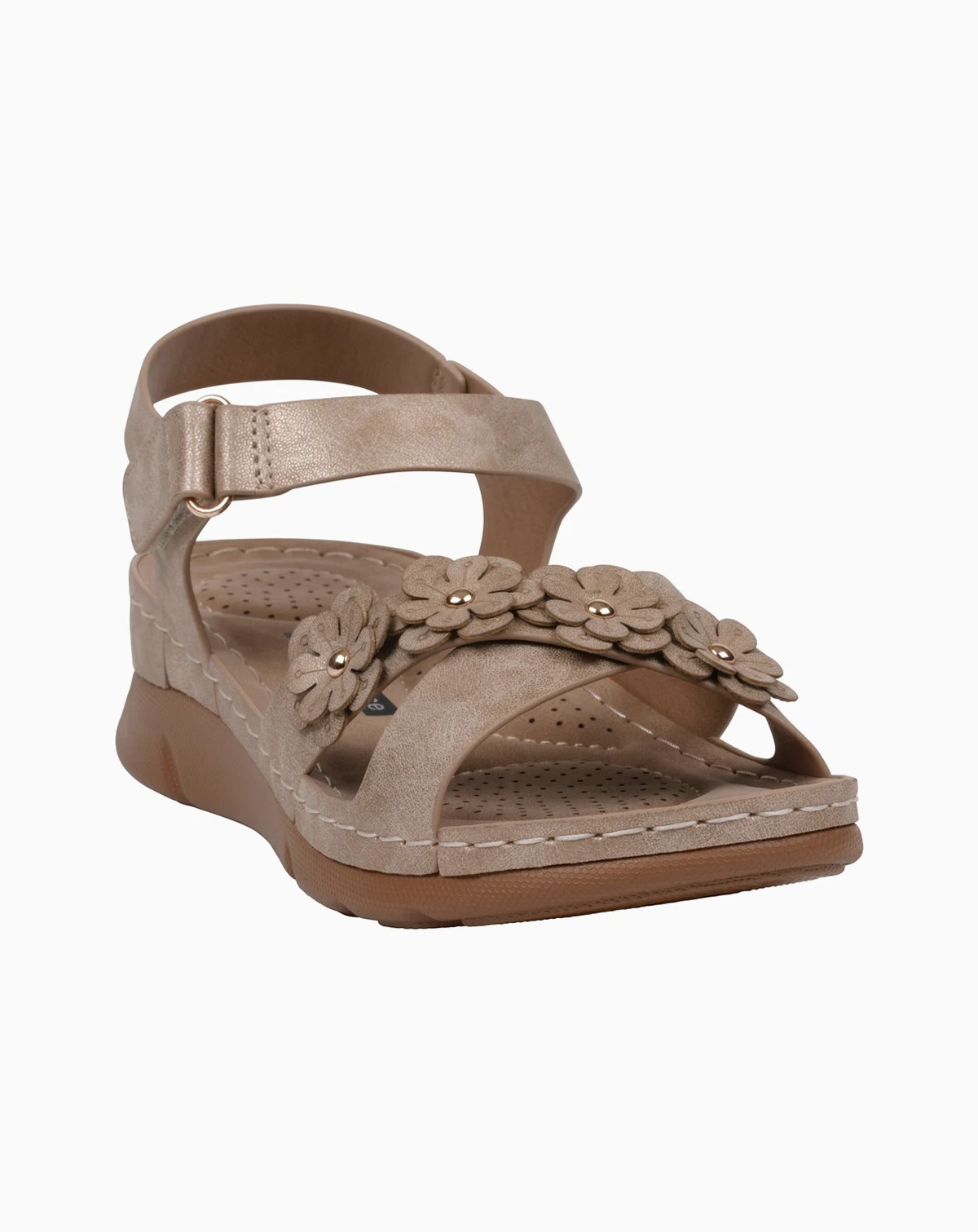 Women's Faye Floral Strappy Flat Sandals