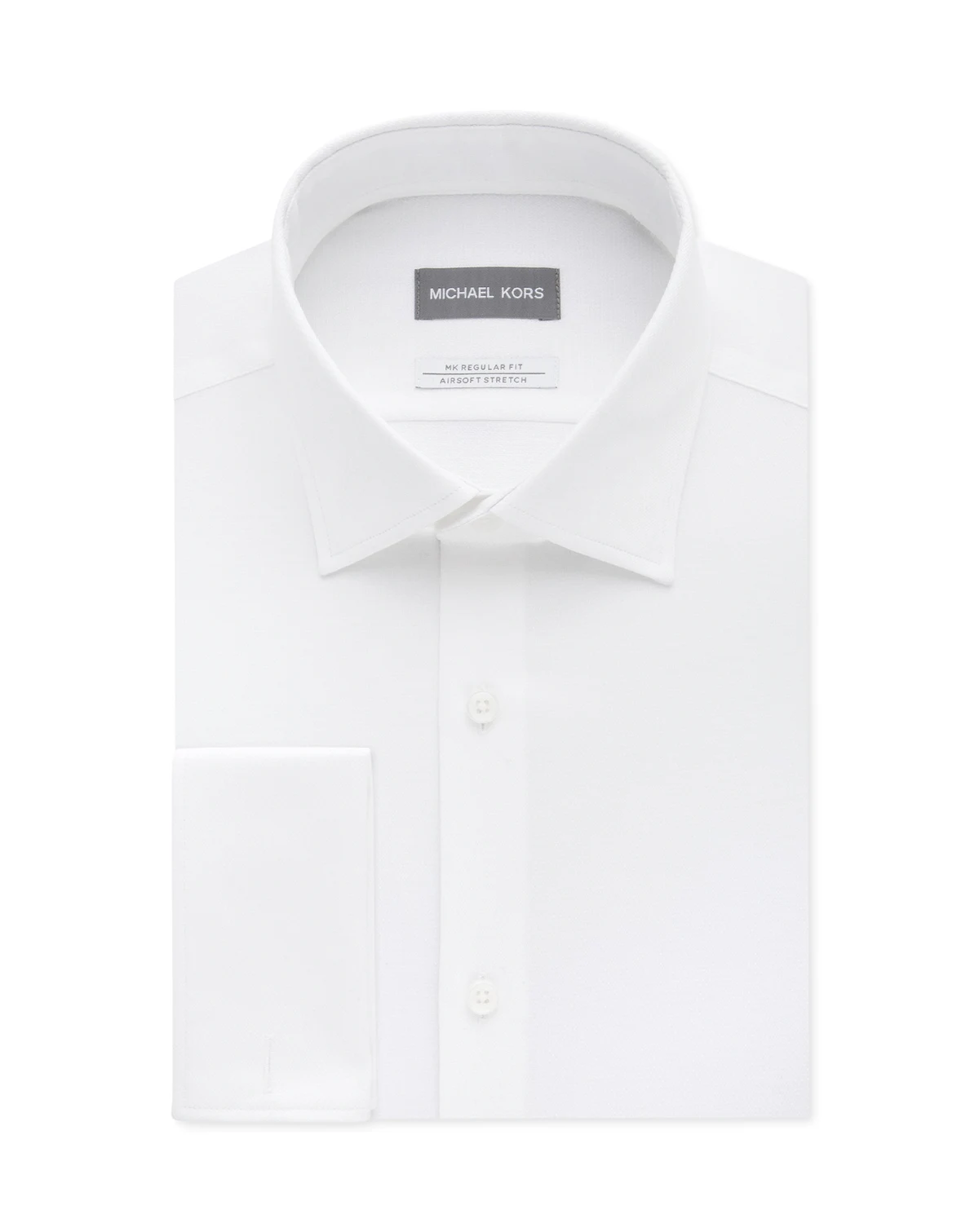 Regular Fit Airsoft Non-Iron Performance French Cuff Dress Shirt