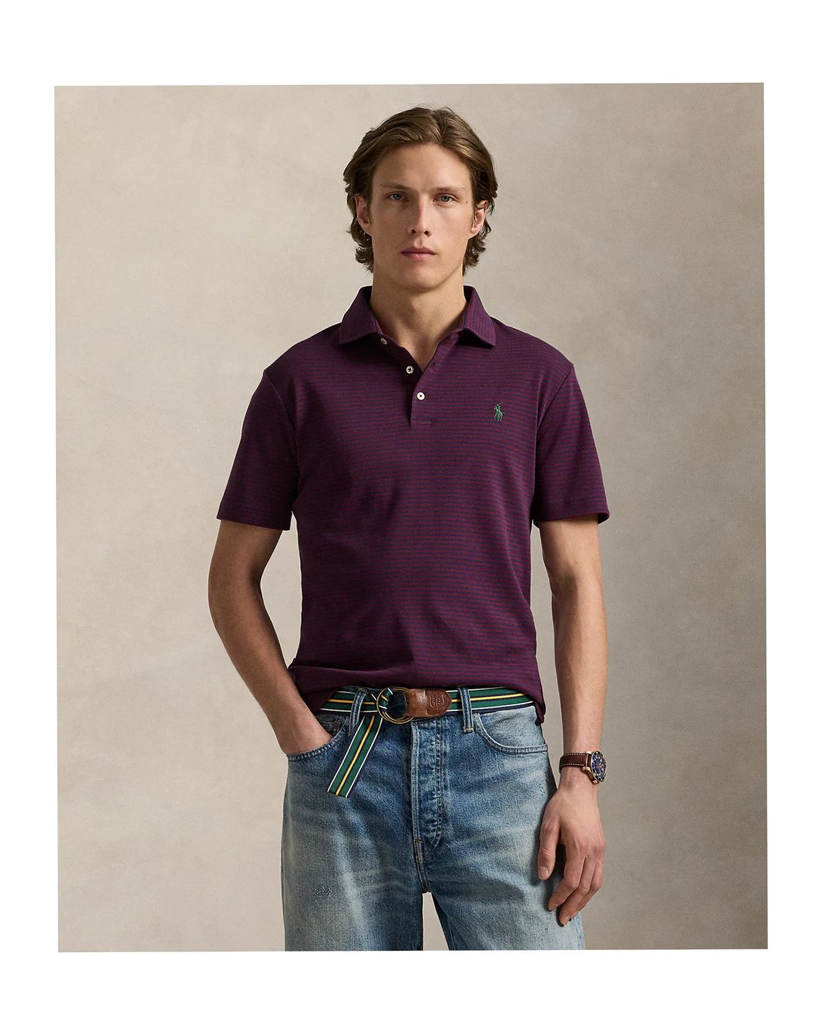 Men's Custom Slim Fit Soft Cotton Polo Shirt