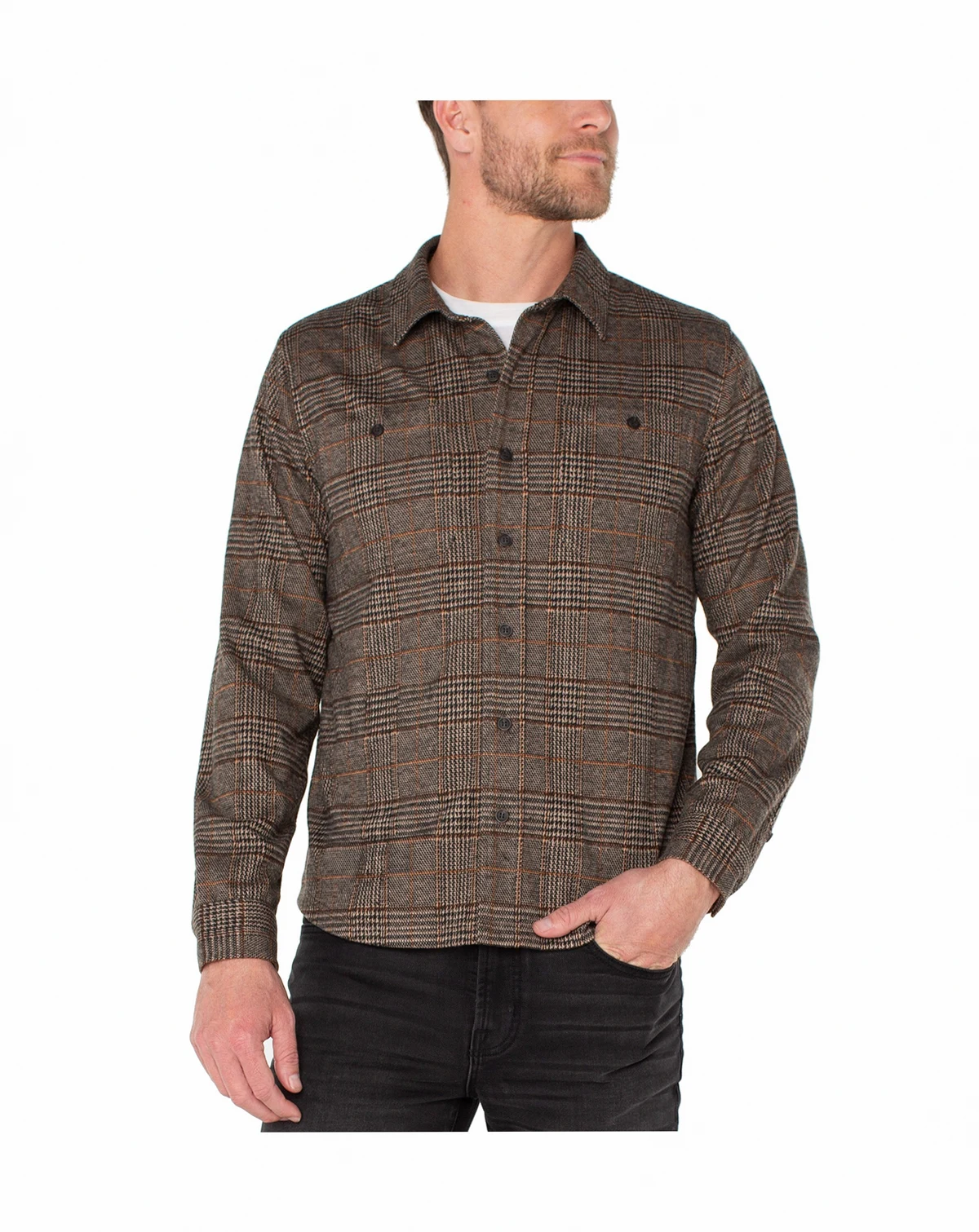 Men's Long Sleeve Button-Up Shirt
