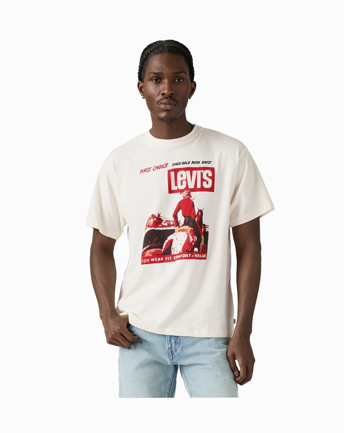 Men's Graphic Vintage Relaxed-Fit T-Shirt