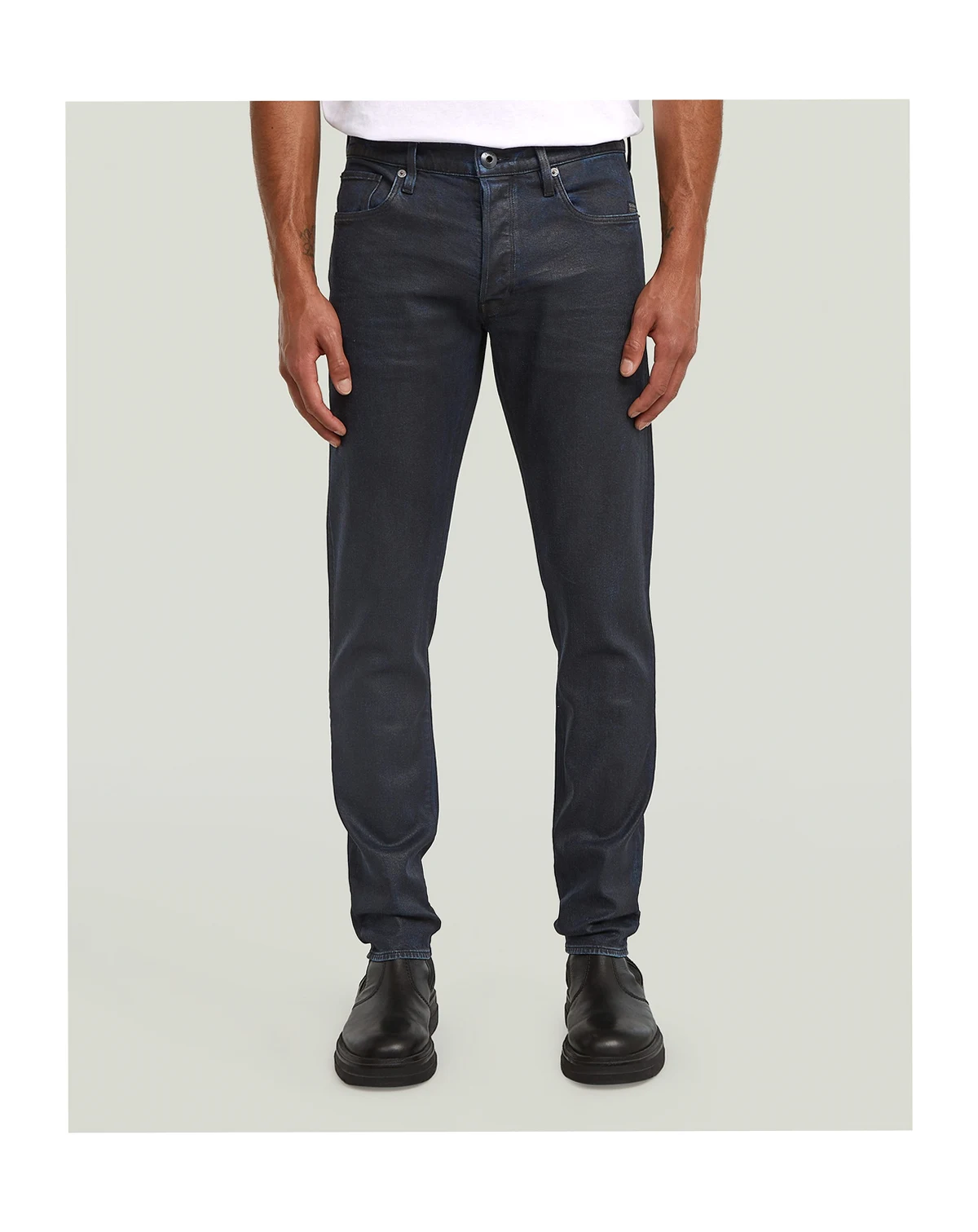 Men's 3301 Slim-Fit 5-Pocket Design Jeans