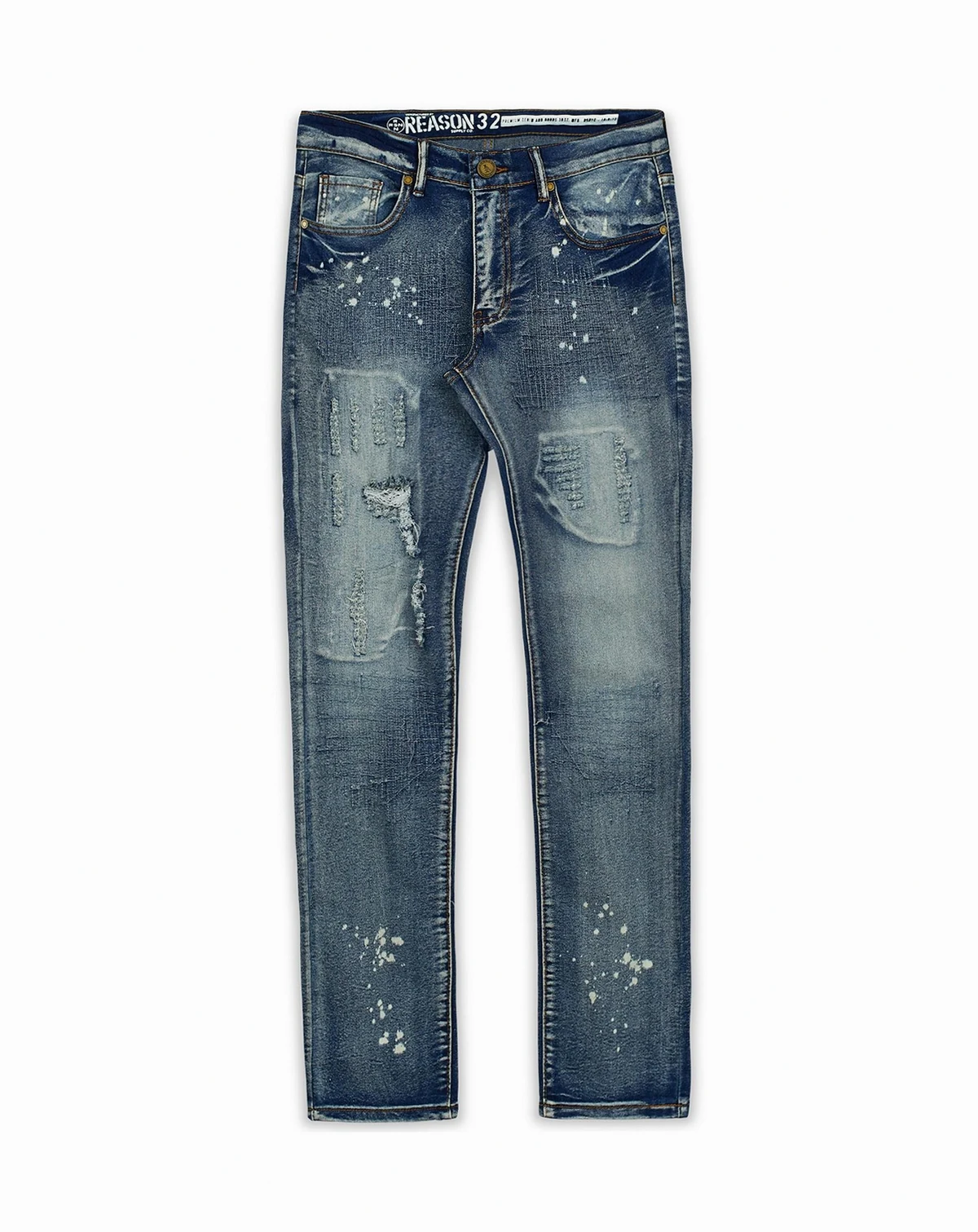 Men's Big and Tall Stitchworks Skinny Denim Jeans