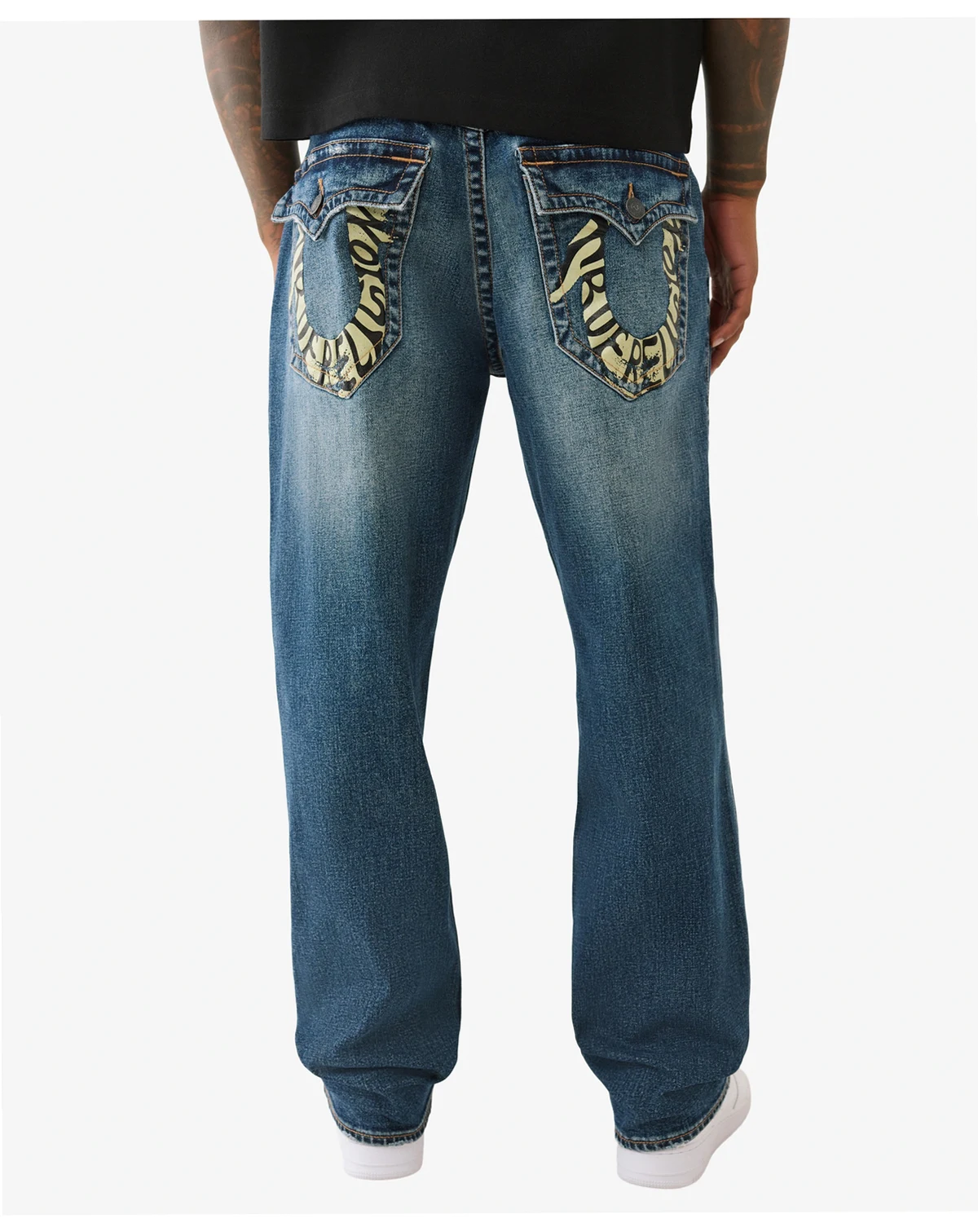 Men's Bobby Painted Flap Pocket Baggy Jeans