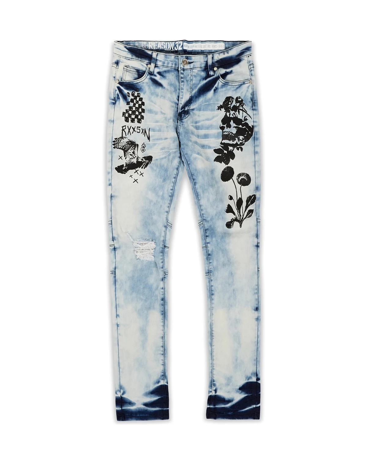 Men's Big and Tall Reach Skinny Denim Jeans