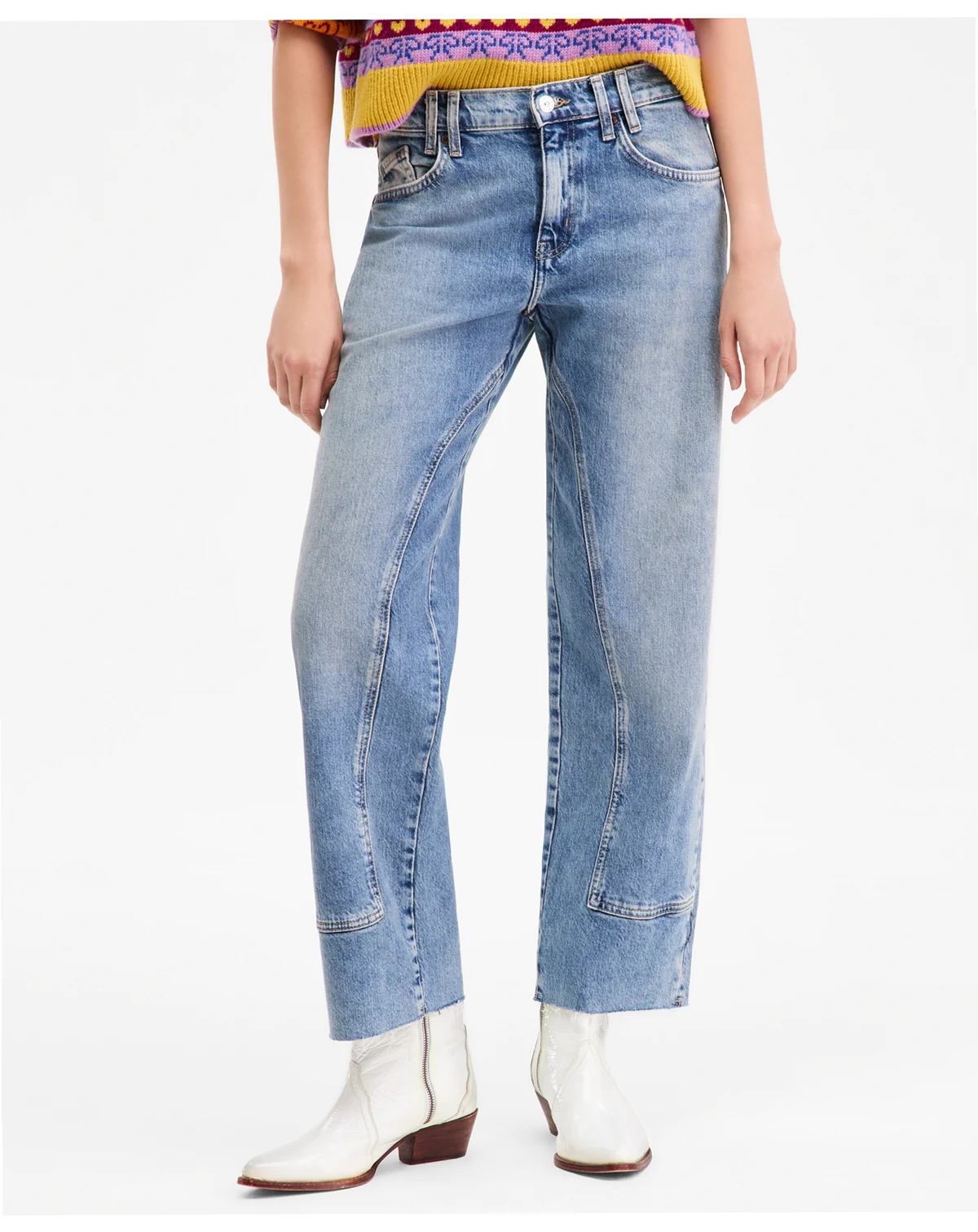 Women's Risk Taker Mid-Rise Straight-Leg Jeans