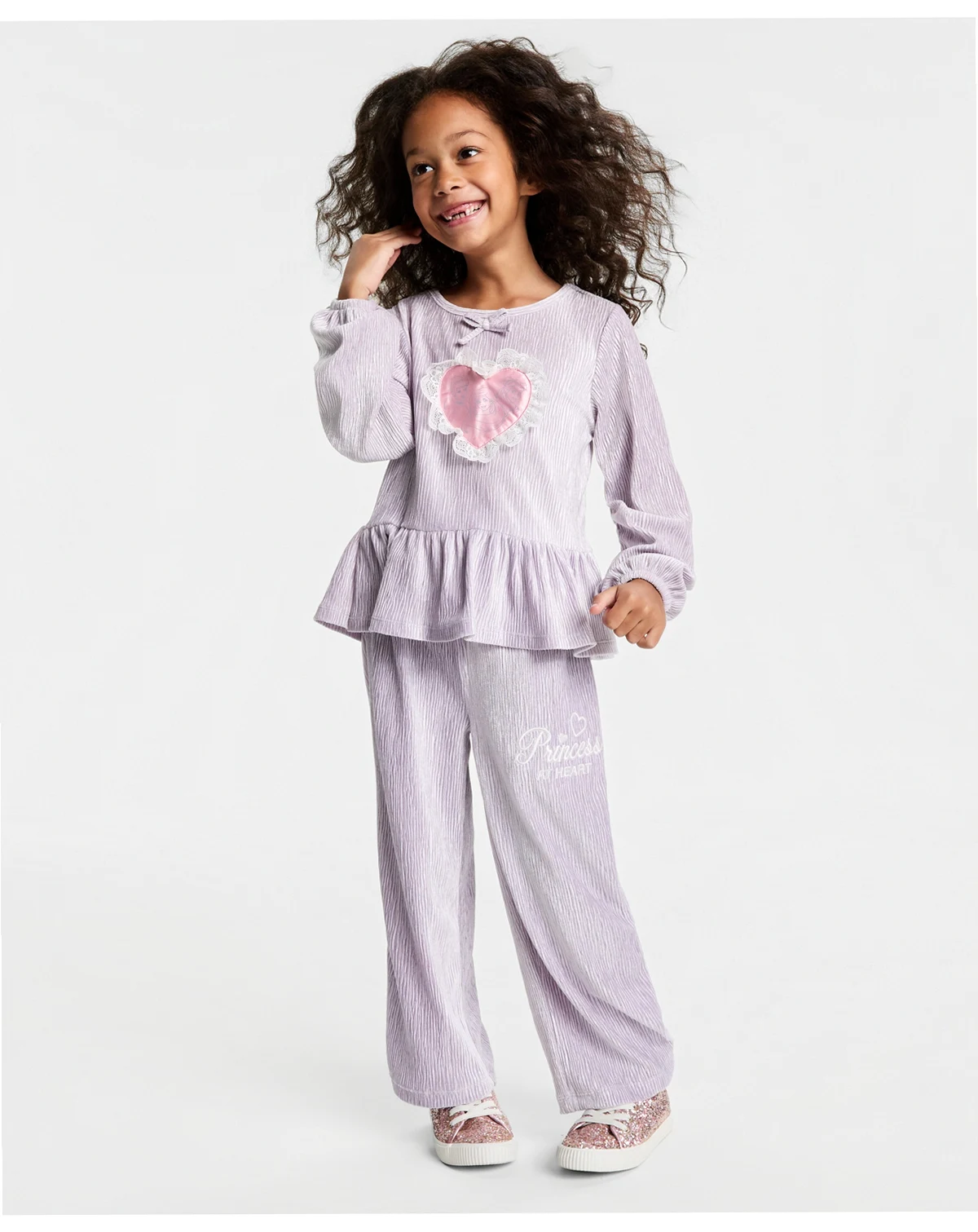 Girls' 2T-6X Princess Top and Pants, 2-Piece Set