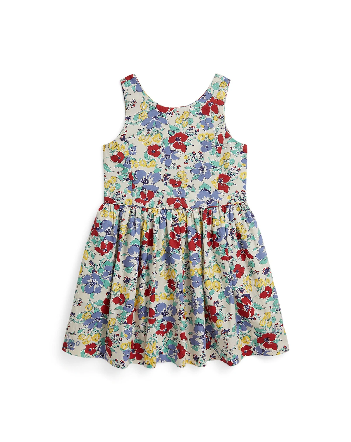 Girls' 2T-6X Floral Sleeveless Dress