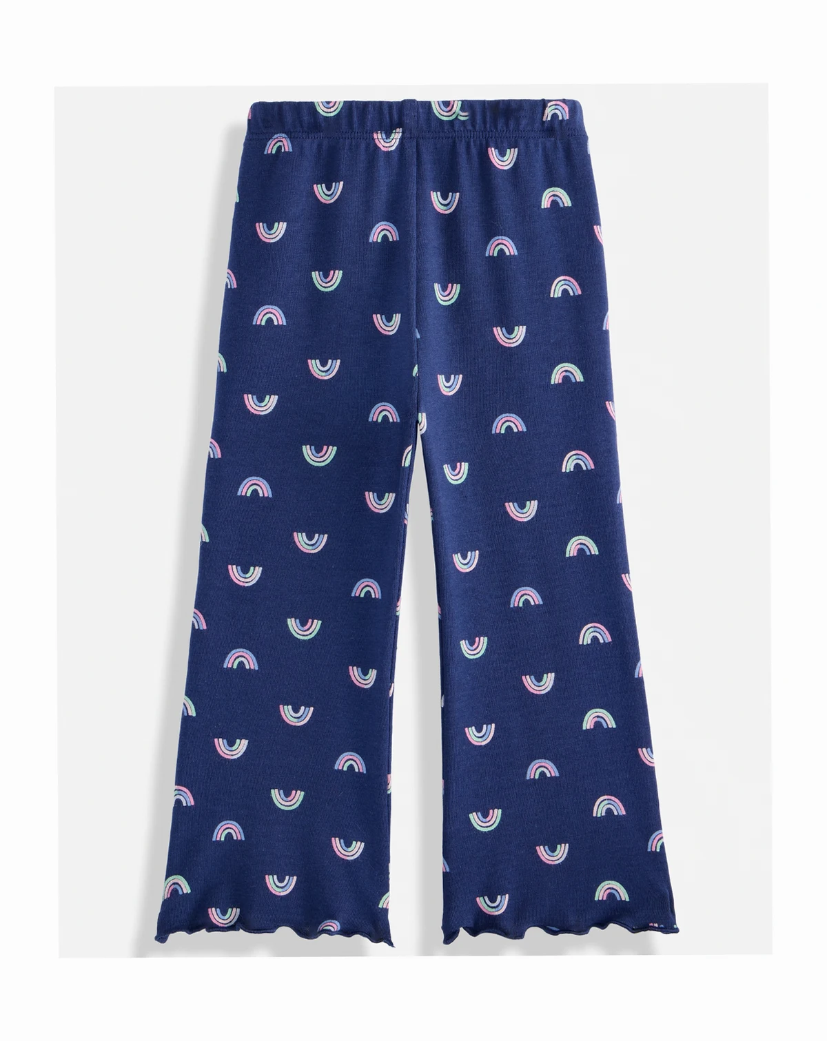 Toddler Girls' 2T-4T Mix and Match Mini Rainbow-Print Flare Pants, Macy's Exclusive