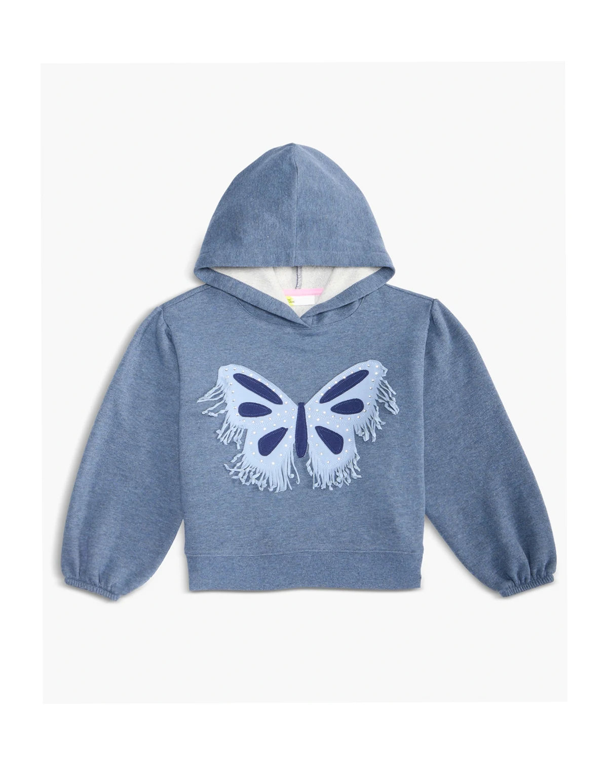 Girls' 5-20 Long-Sleeve Hooded Butterfly Sweatshirt, Macy's Exclusive