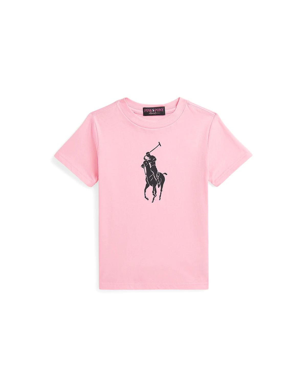 Toddler and Little Boys Pink Pony Cotton Jersey Tee