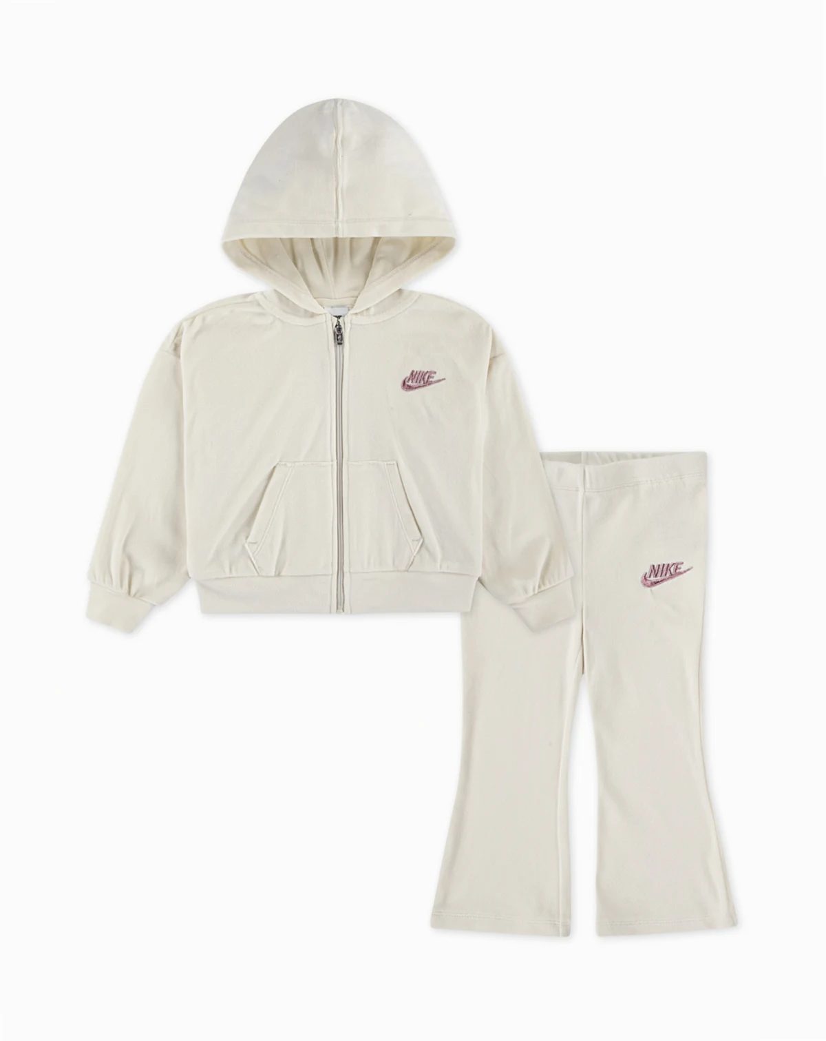 Toddler Girls' 2T-4T Zip-Up Hoodie and Flared Leggings, 2-Piece Set