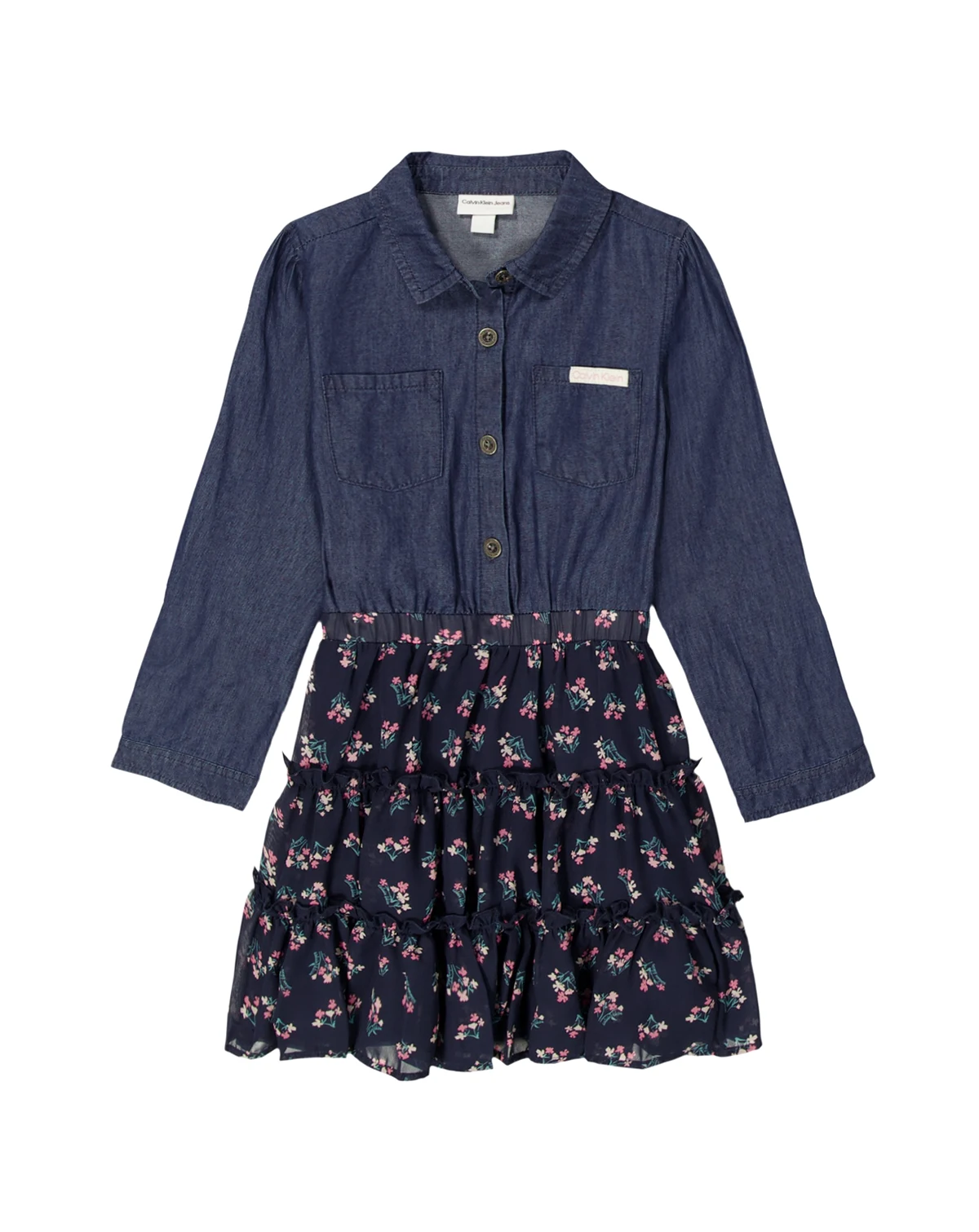 Toddler Girls' 2T-4T Long-Sleeve Shirt Dress