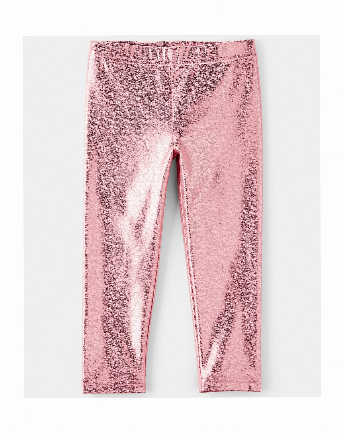 Girls' Toddler 2T-5T Pull-On Stretch Metallic Leggings