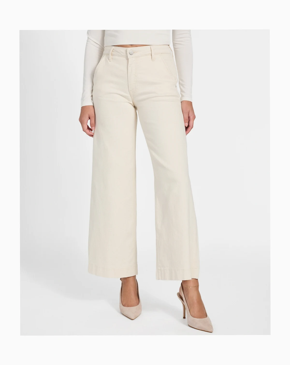 Women's Zoya Wide Leg Stretch Denim Jeans