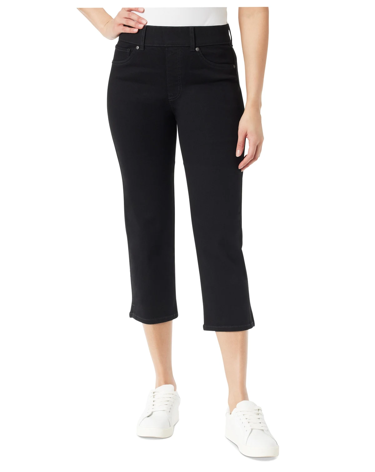 Women's Shape Effect Pull-On Capri Jeans