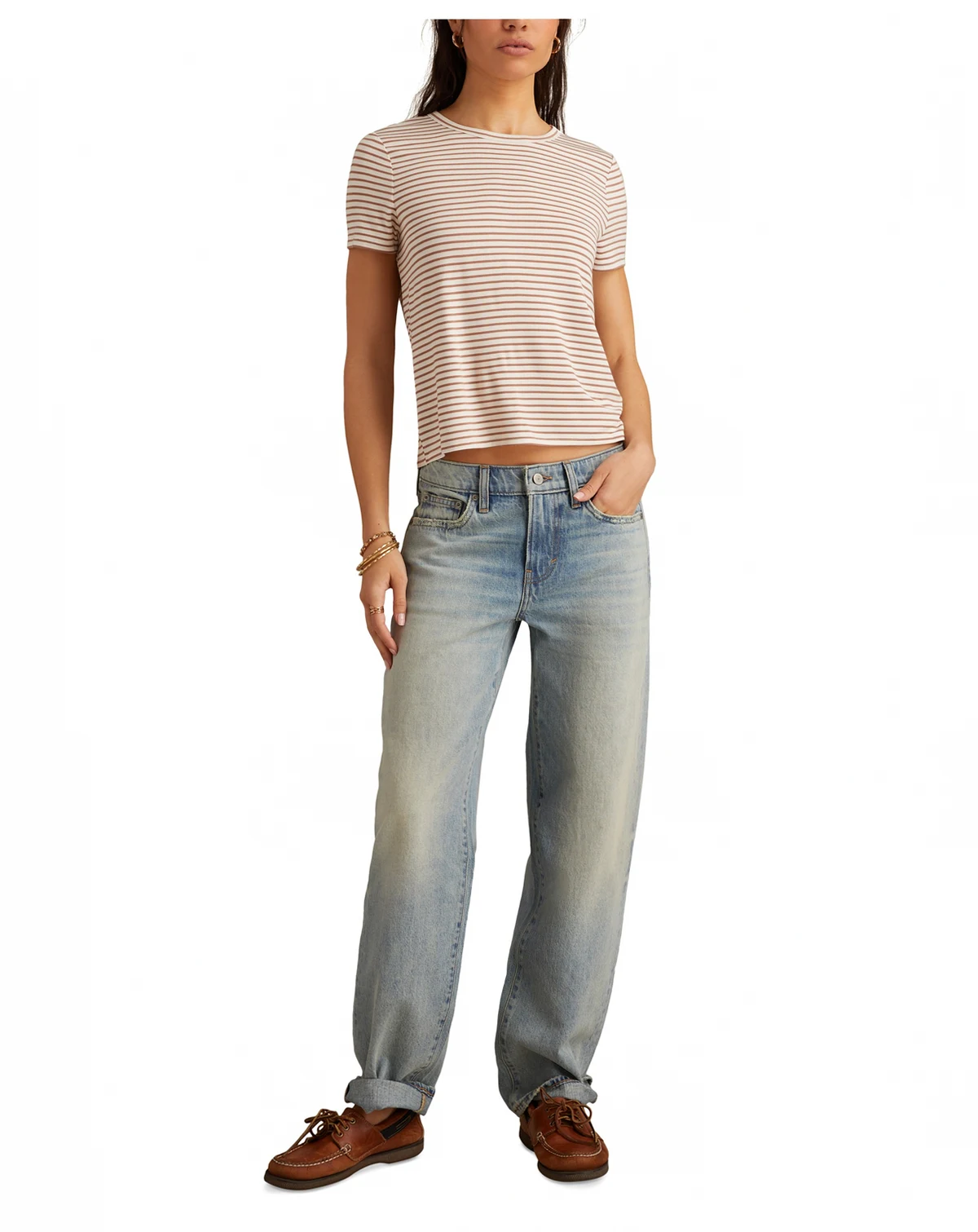 Women's The Baggy High-Rise Faded Jeans