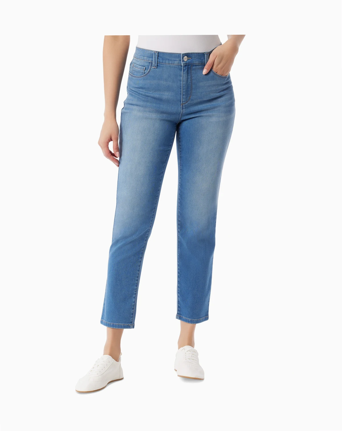 Women's Knitology Cali Straight-Leg Ankle Jeans