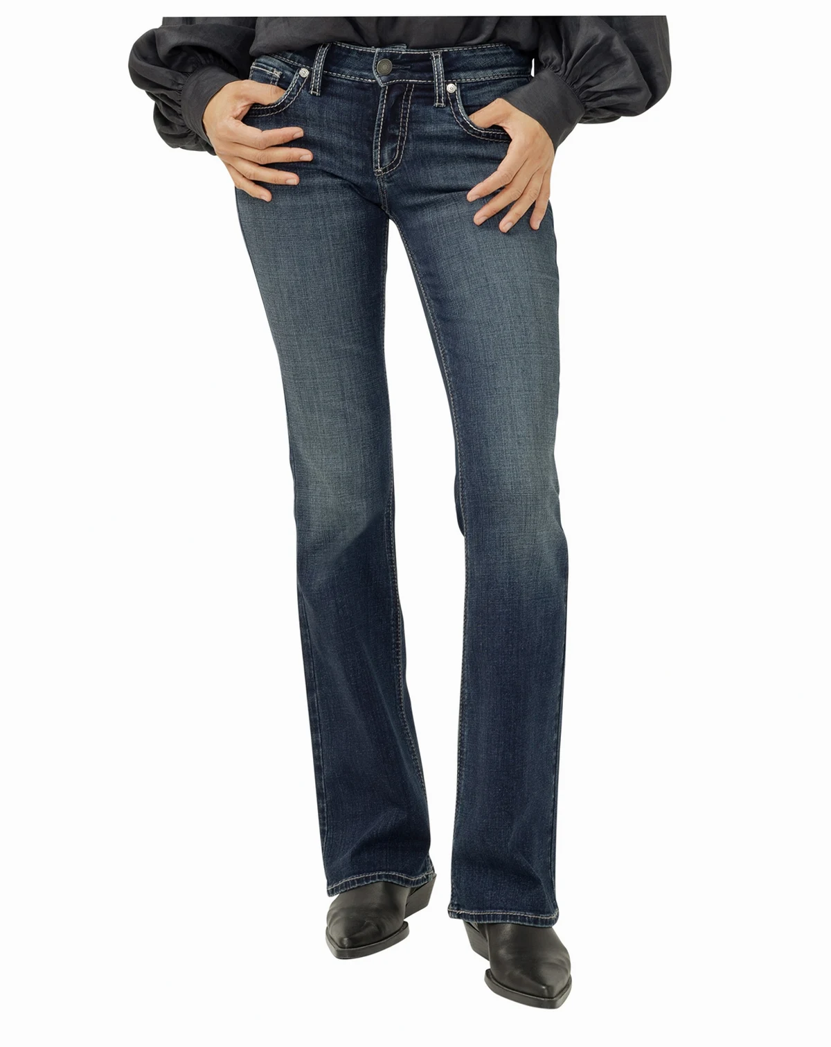 Women's Britt Low Rise Curvy Fit Bootcut Jeans