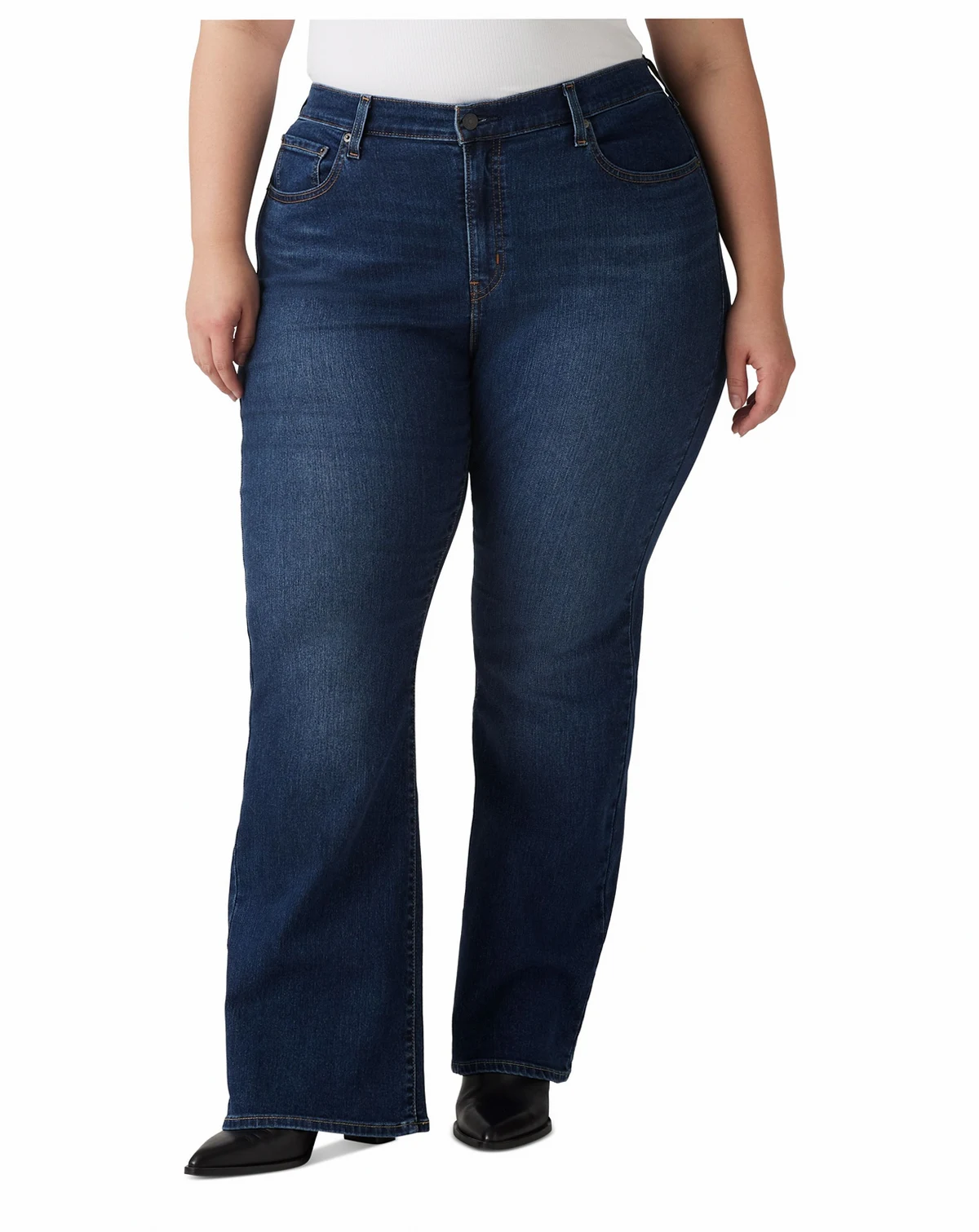 Trendy Plus Size 725 High-Rise Bootcut Jeans